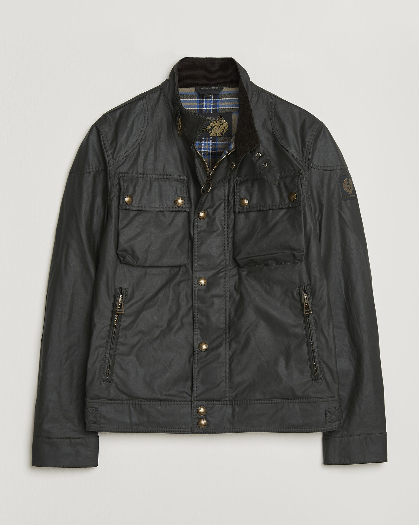 Homme | Manteaux Et Vestes | Belstaff | Racemaster Waxed Jacket Faded Olive