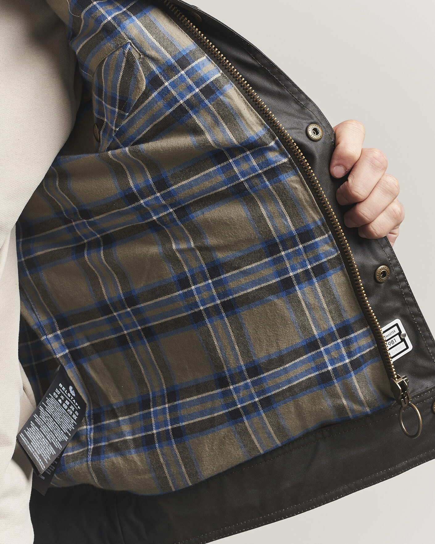 Homme | Manteaux Et Vestes | Belstaff | Racemaster Waxed Jacket Faded Olive