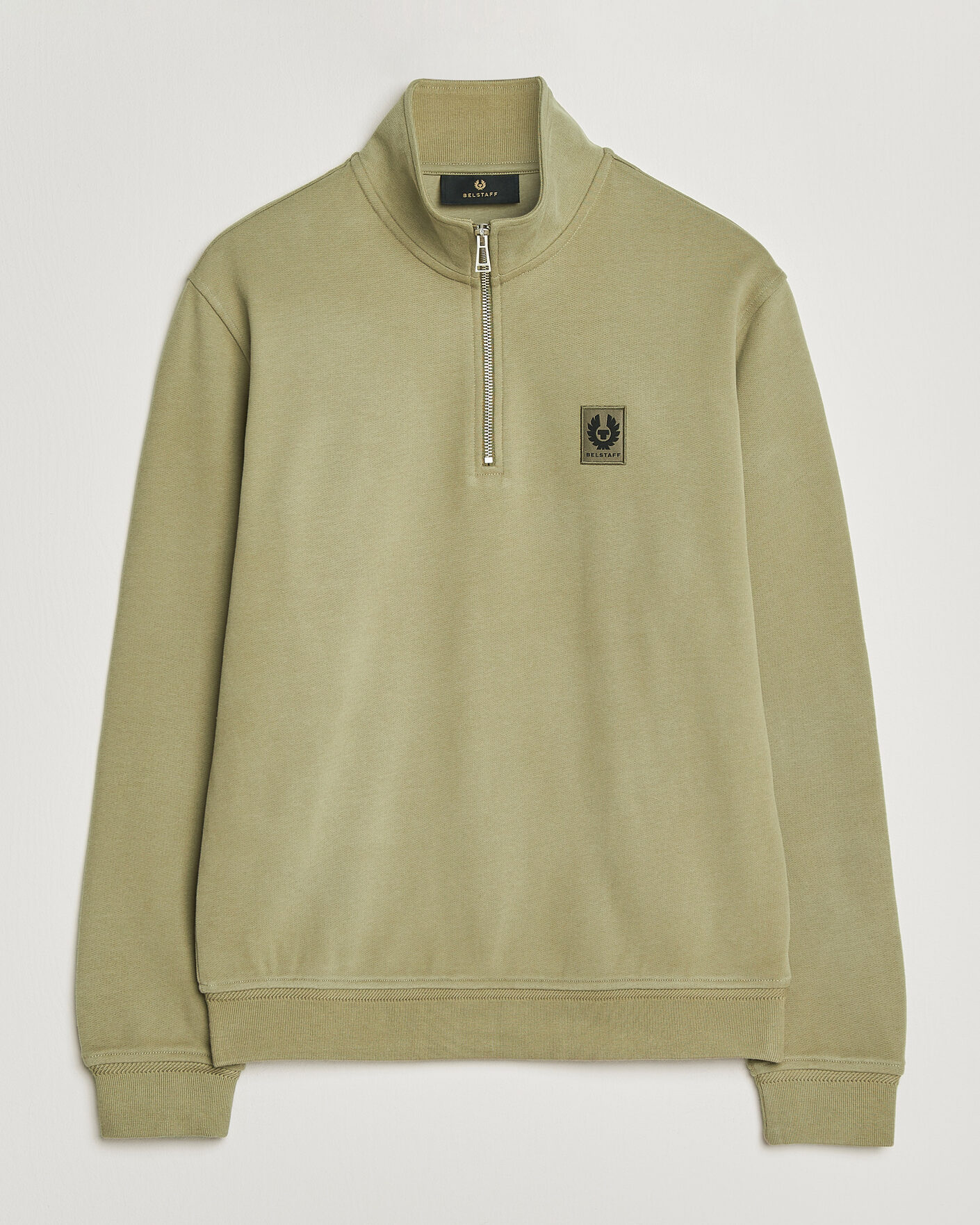 Homme | Pulls Et Tricots | Belstaff | Signature Half Zip Sweatshirt Fatigue Green