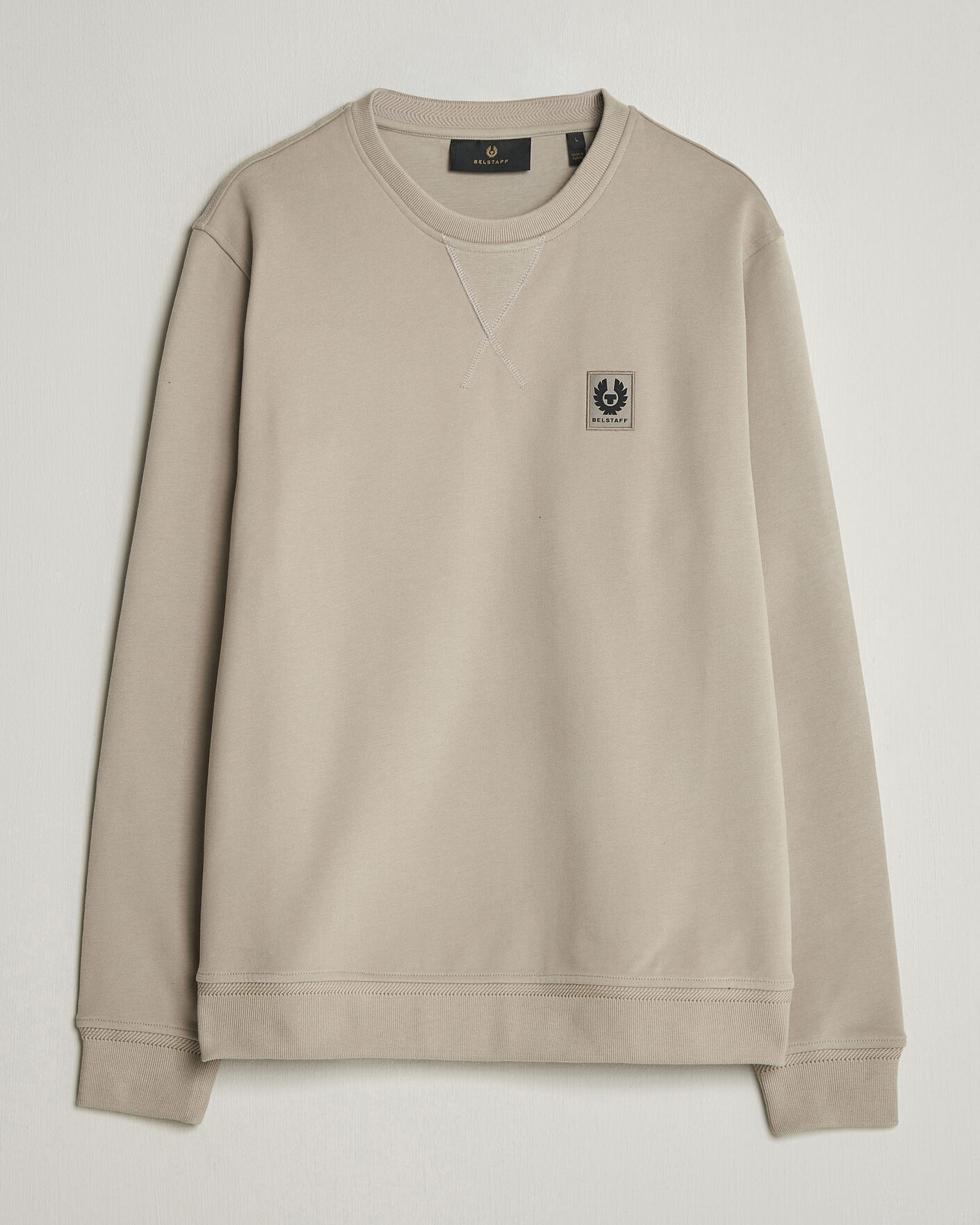 Homme | Pulls Et Tricots | Belstaff | Signature Crew Neck Sweatshirt Dark Sand