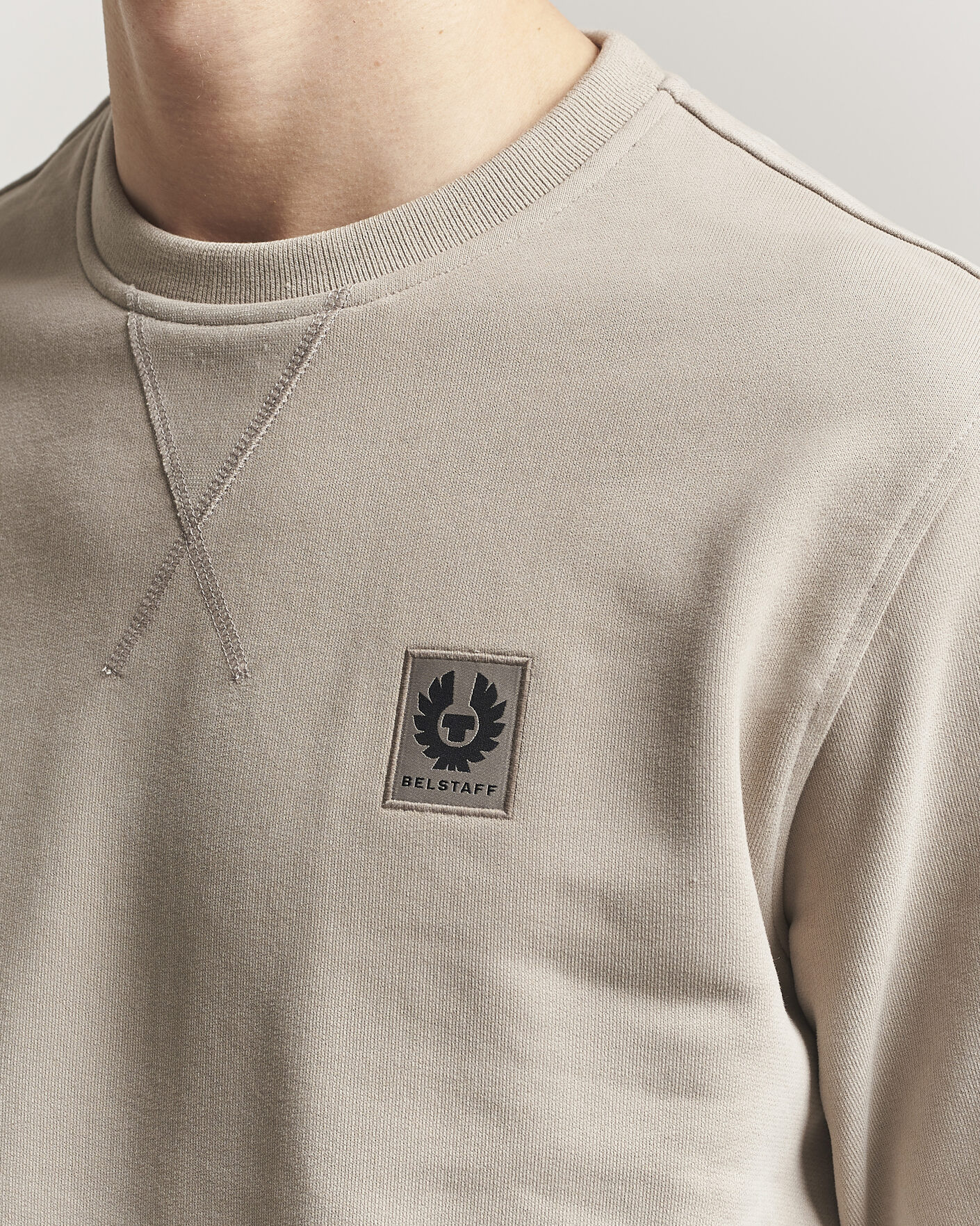 Homme | Pulls Et Tricots | Belstaff | Signature Crew Neck Sweatshirt Dark Sand