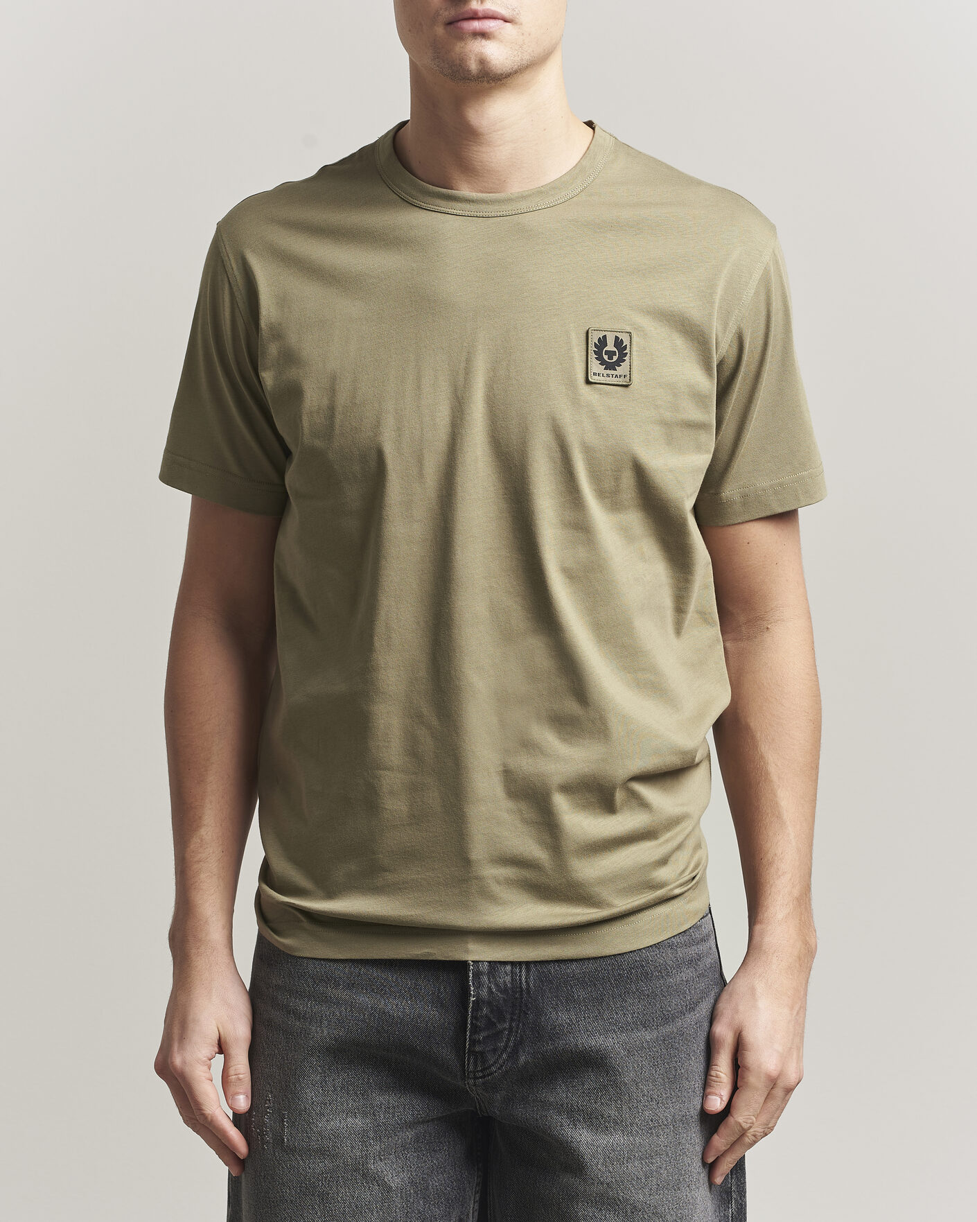 Homme | T-shirts | Belstaff | Signature Crew Neck T-Shirt Fatigue Green