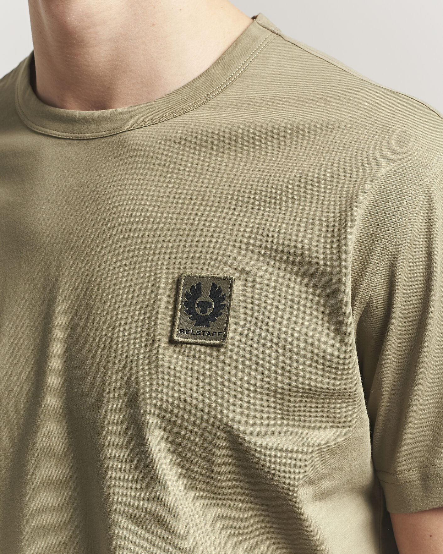 Homme | T-shirts | Belstaff | Signature Crew Neck T-Shirt Fatigue Green