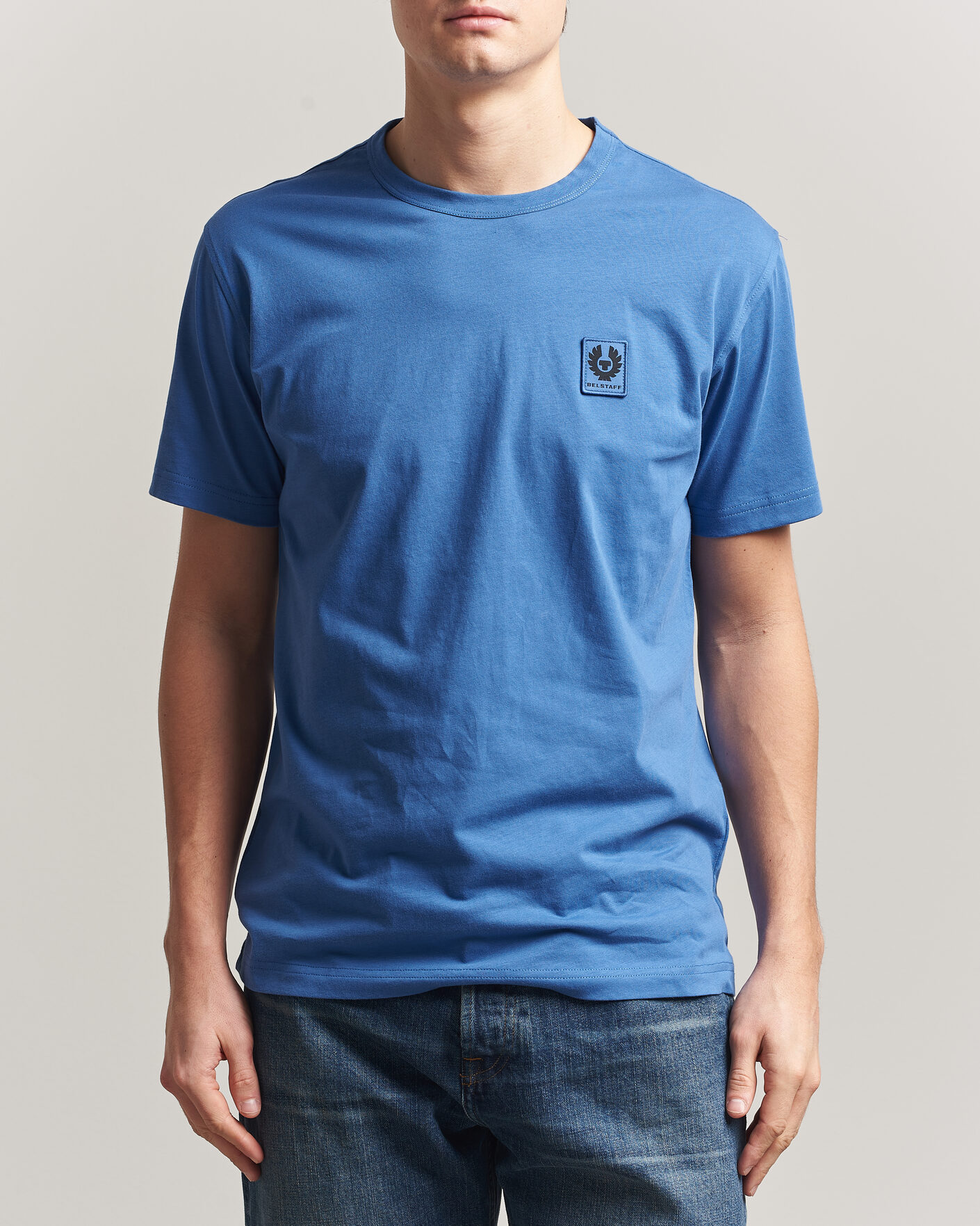 Homme | T-shirts | Belstaff | Signature Crew Neck T-Shirt Marine Blue