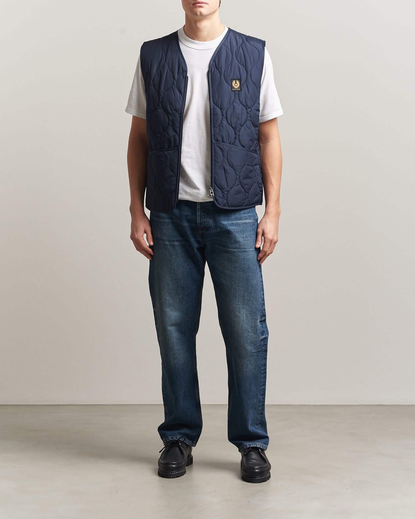 Homme | Gilets | Belstaff | Base Gilet Dark Ink