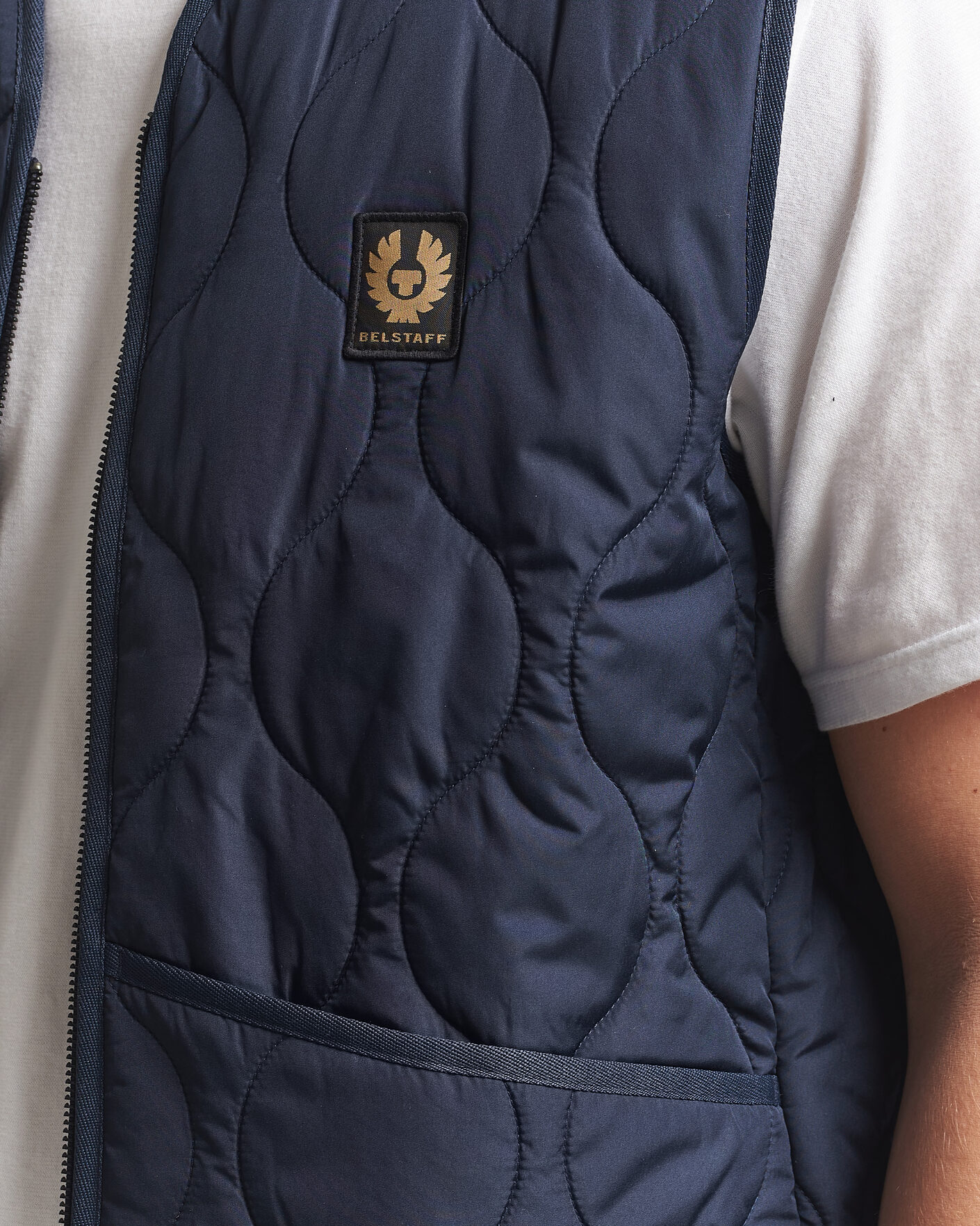 Homme | Gilets | Belstaff | Base Gilet Dark Ink