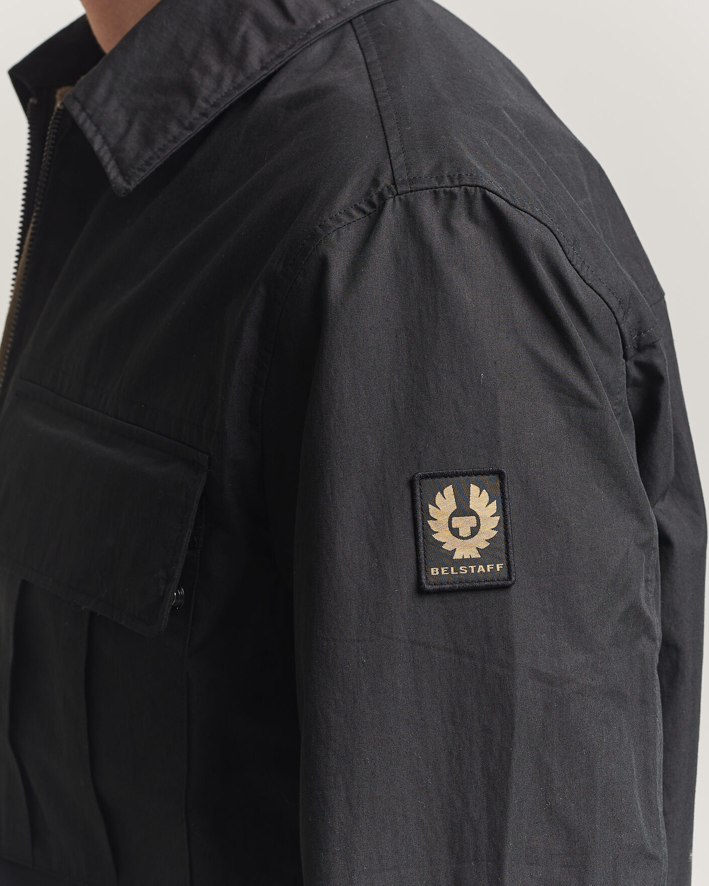 Homme | Chemises | Belstaff | Cargo Overshirt Black