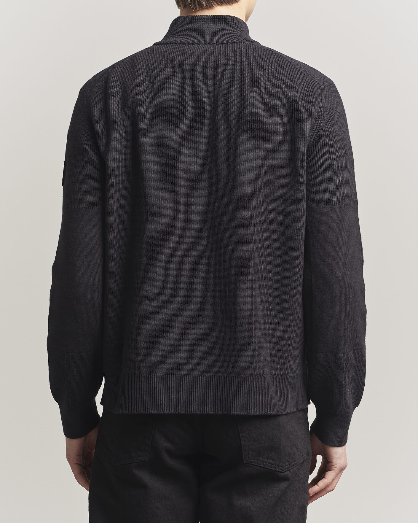 Homme | Pulls Et Tricots | Belstaff | Commander Half Zip Black