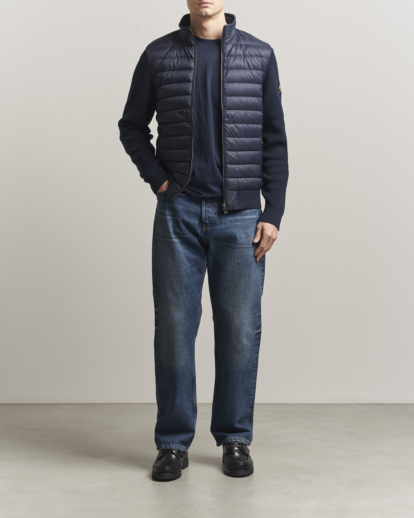 Homme | Manteaux Et Vestes | Belstaff | Control Hybrid Jacket Dark Ink