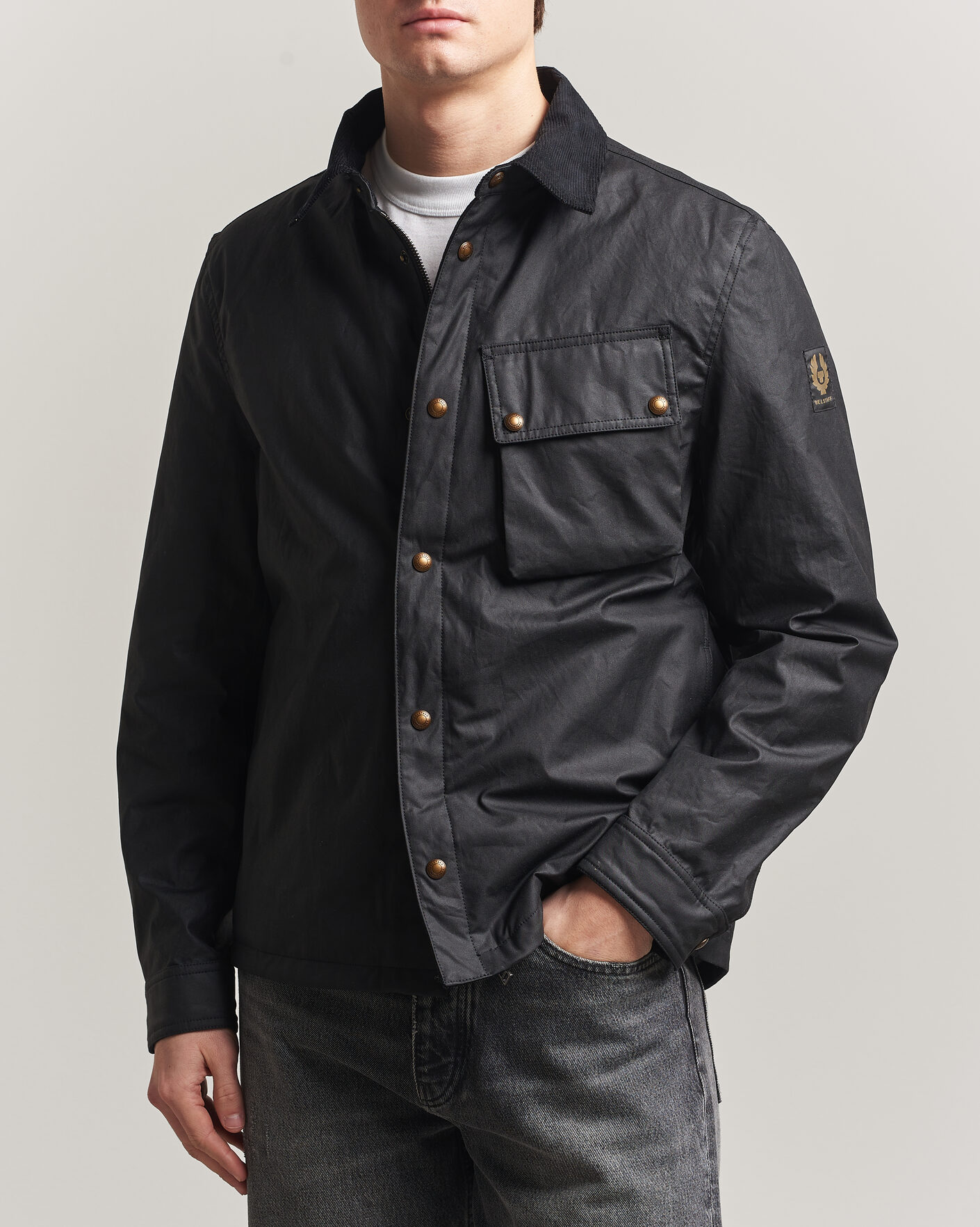 Homme | Manteaux Et Vestes | Belstaff | Ground Wax Jacket Black