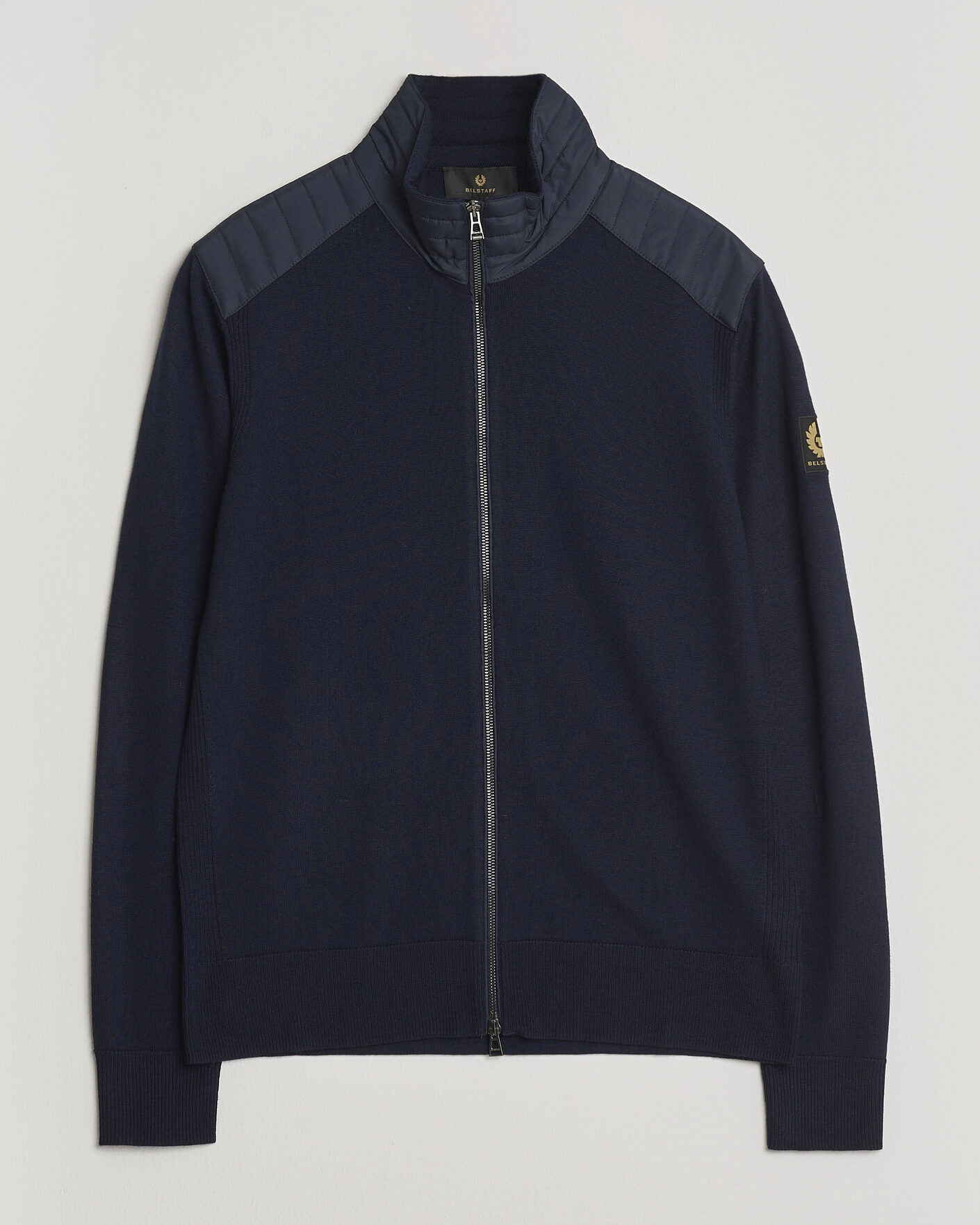Homme | Pulls Et Tricots | Belstaff | Kelby Knitted Full Zip Dark Ink