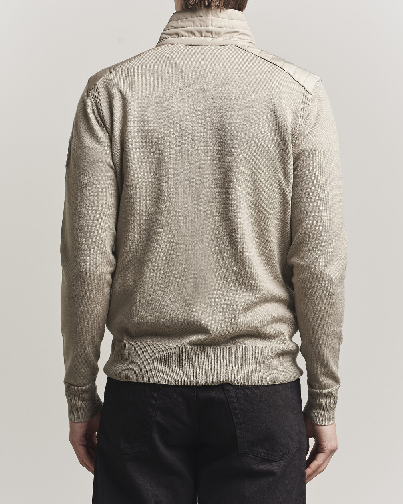 Homme | Pulls Et Tricots | Belstaff | Klimington Knitted Half Zip Dark Sand