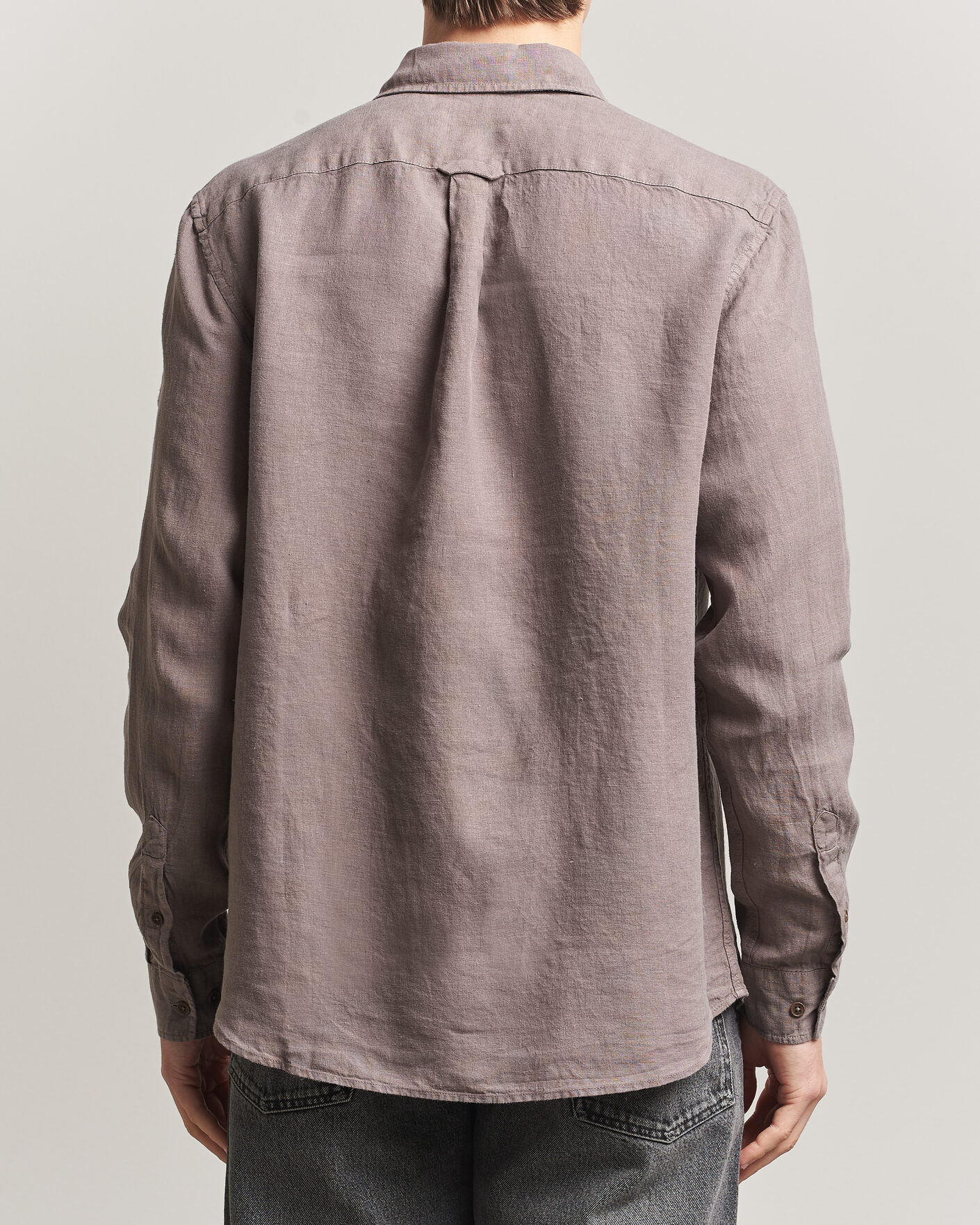 Homme | Chemises | Belstaff | Scale Linen Shirt Asphalt 