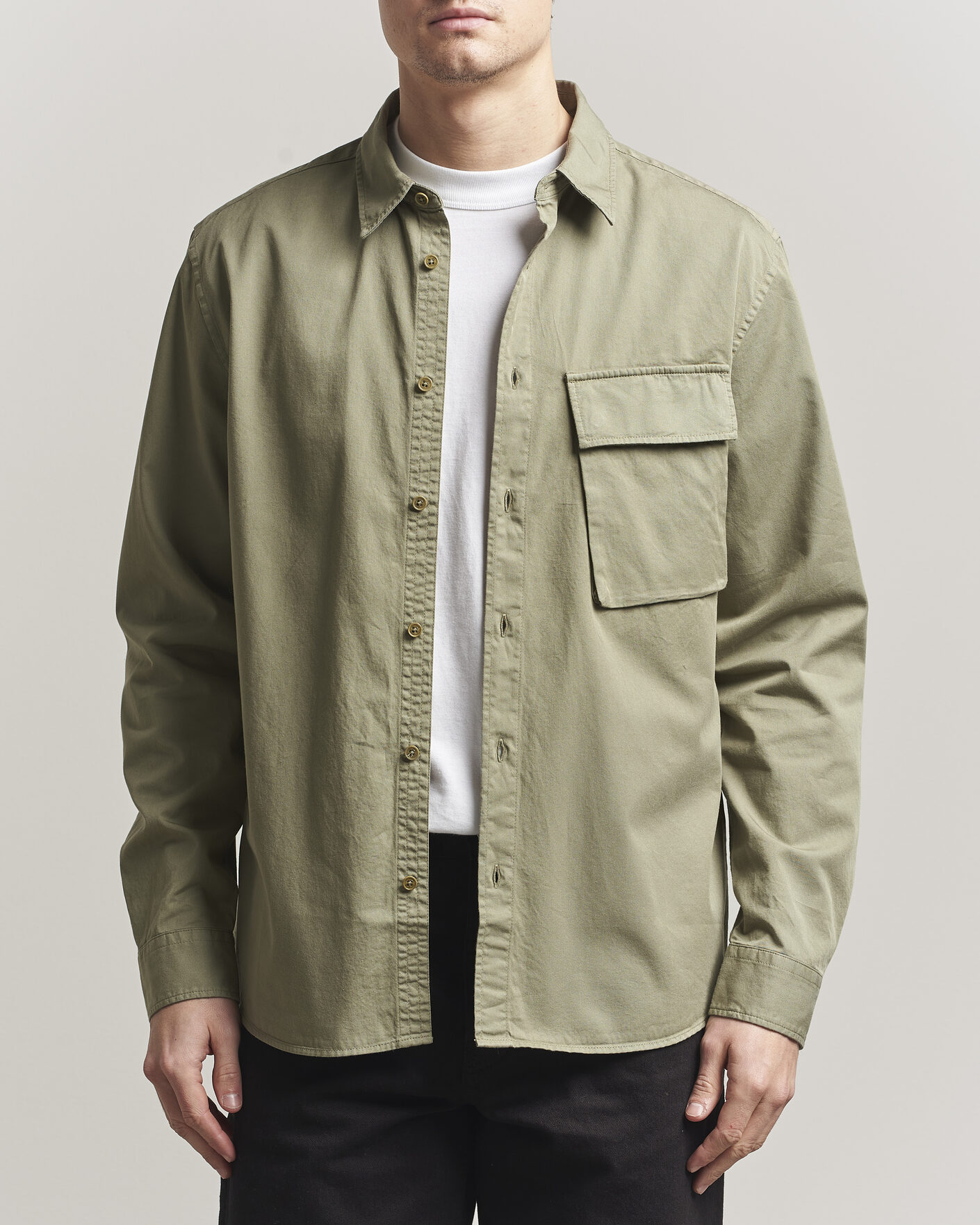 Homme | Chemises | Belstaff | Scale Pocket Shirt Fatigue Green