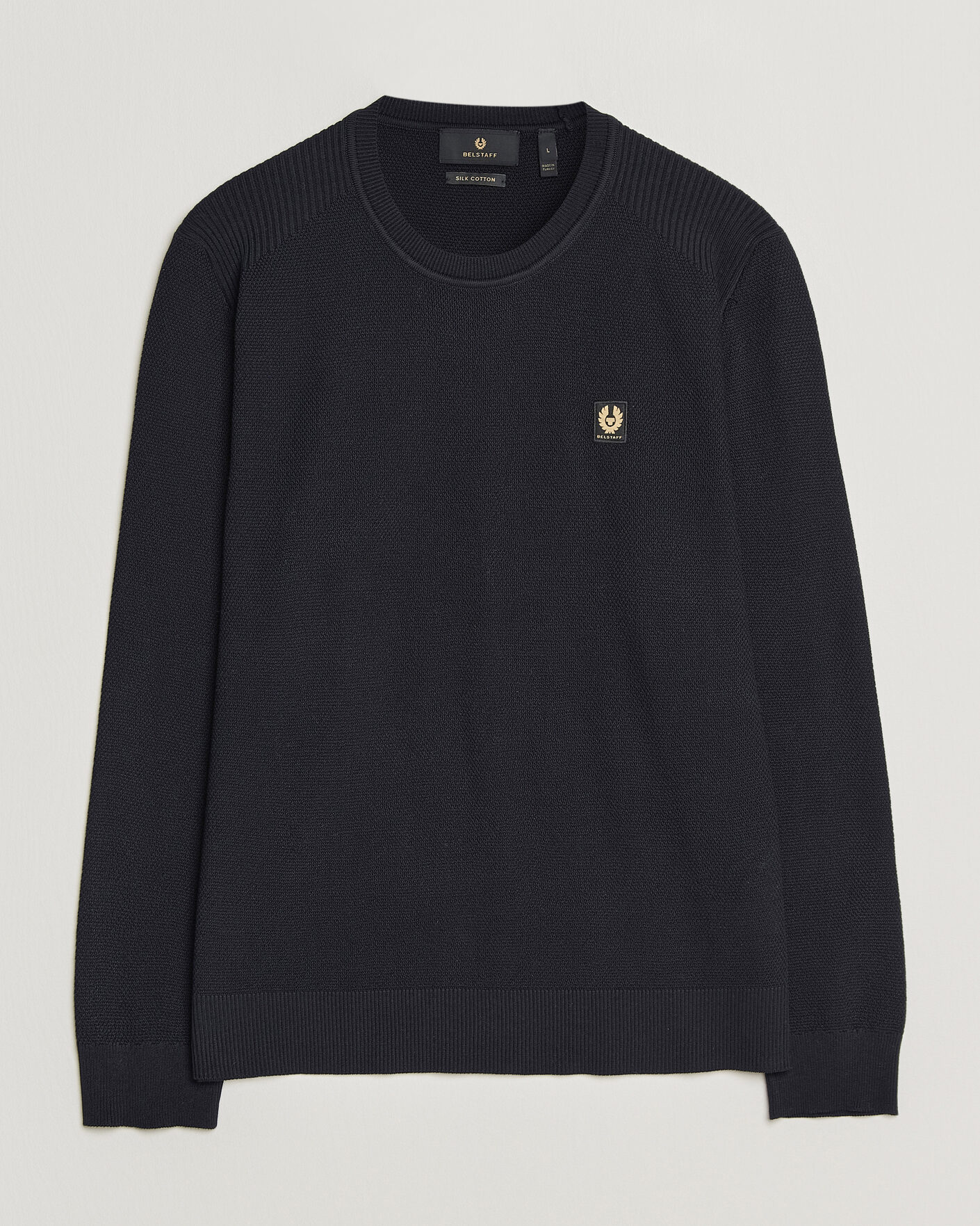 Homme | Pulls Et Tricots | Belstaff | Coast Knitted Crew Neck Dark Ink
