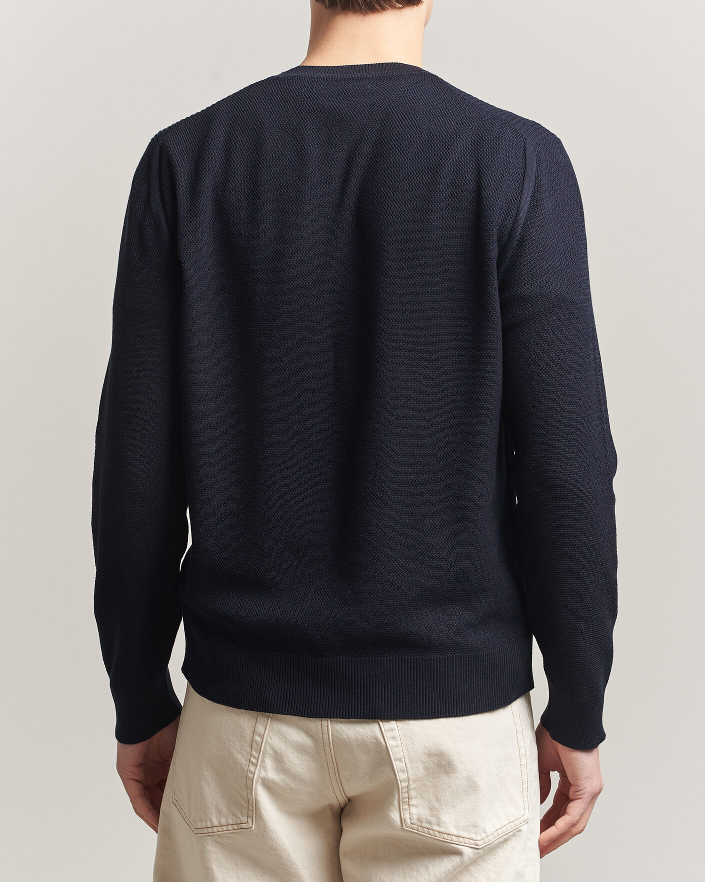Homme | Pulls Et Tricots | Belstaff | Coast Knitted Crew Neck Dark Ink
