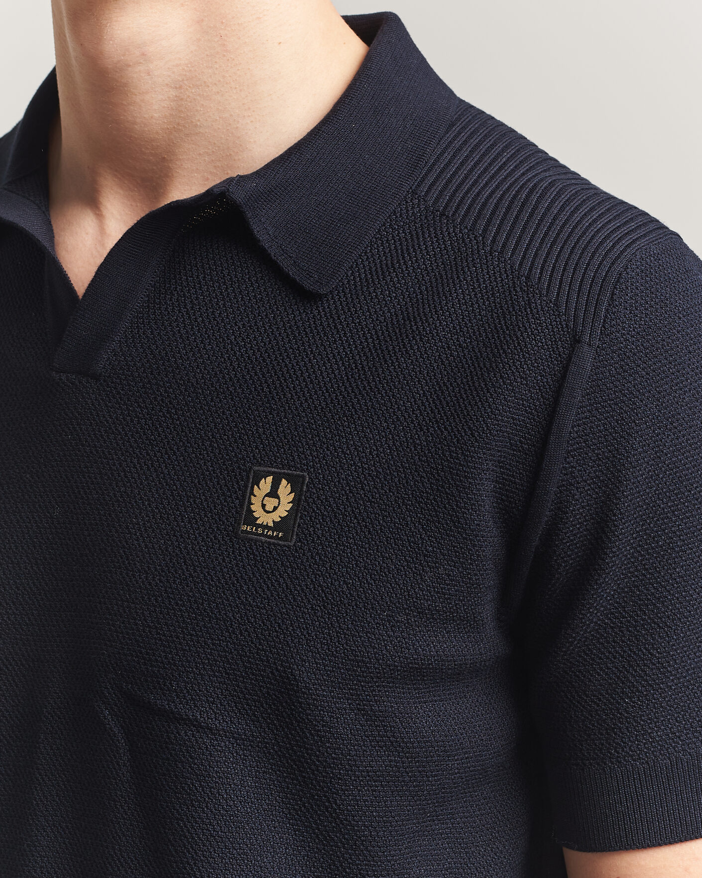 Homme | Polos | Belstaff | Coast Knitted Polo Dark Ink