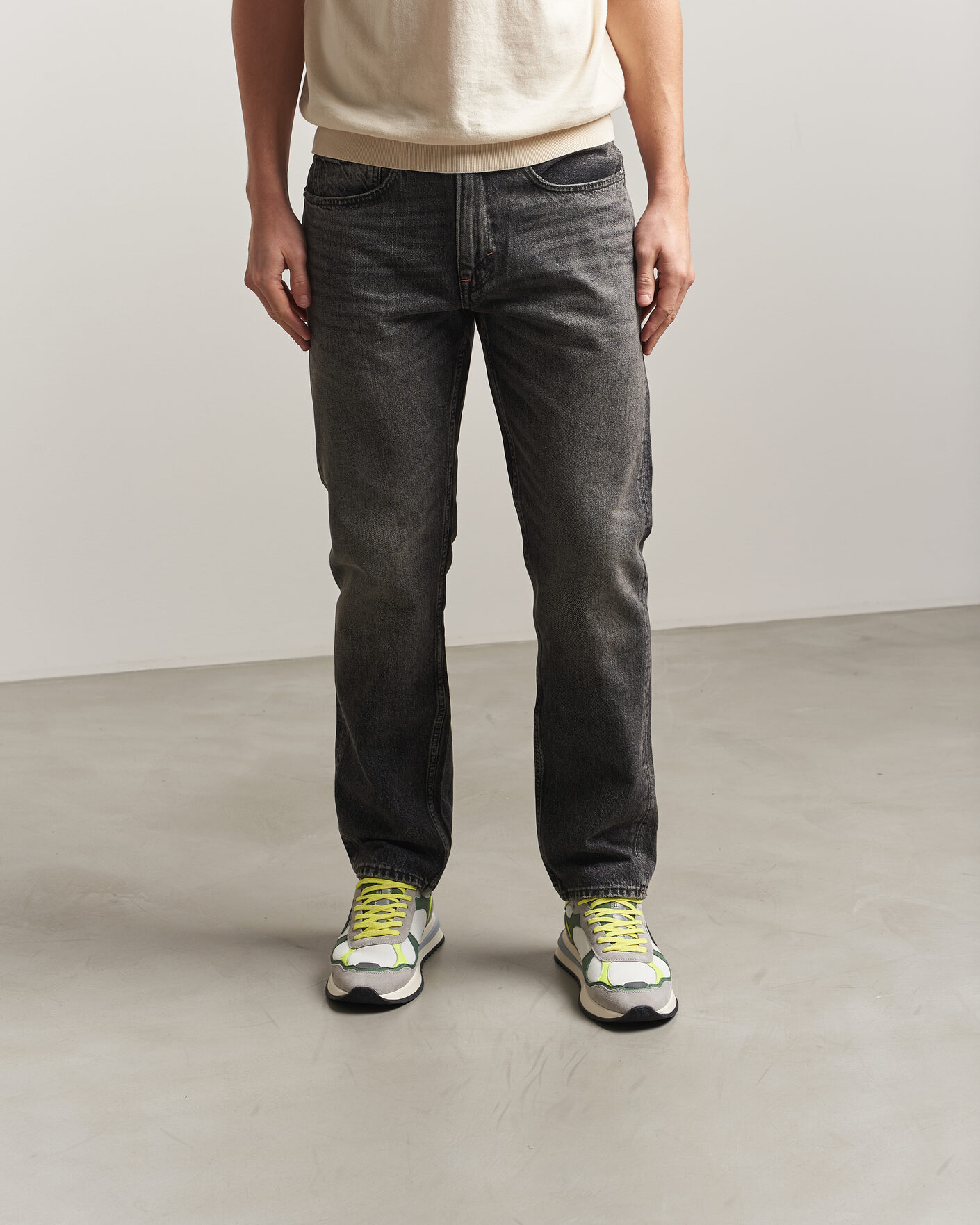 Homme | Baskets | Philippe Model | Olympique Running Sneaker White/Green