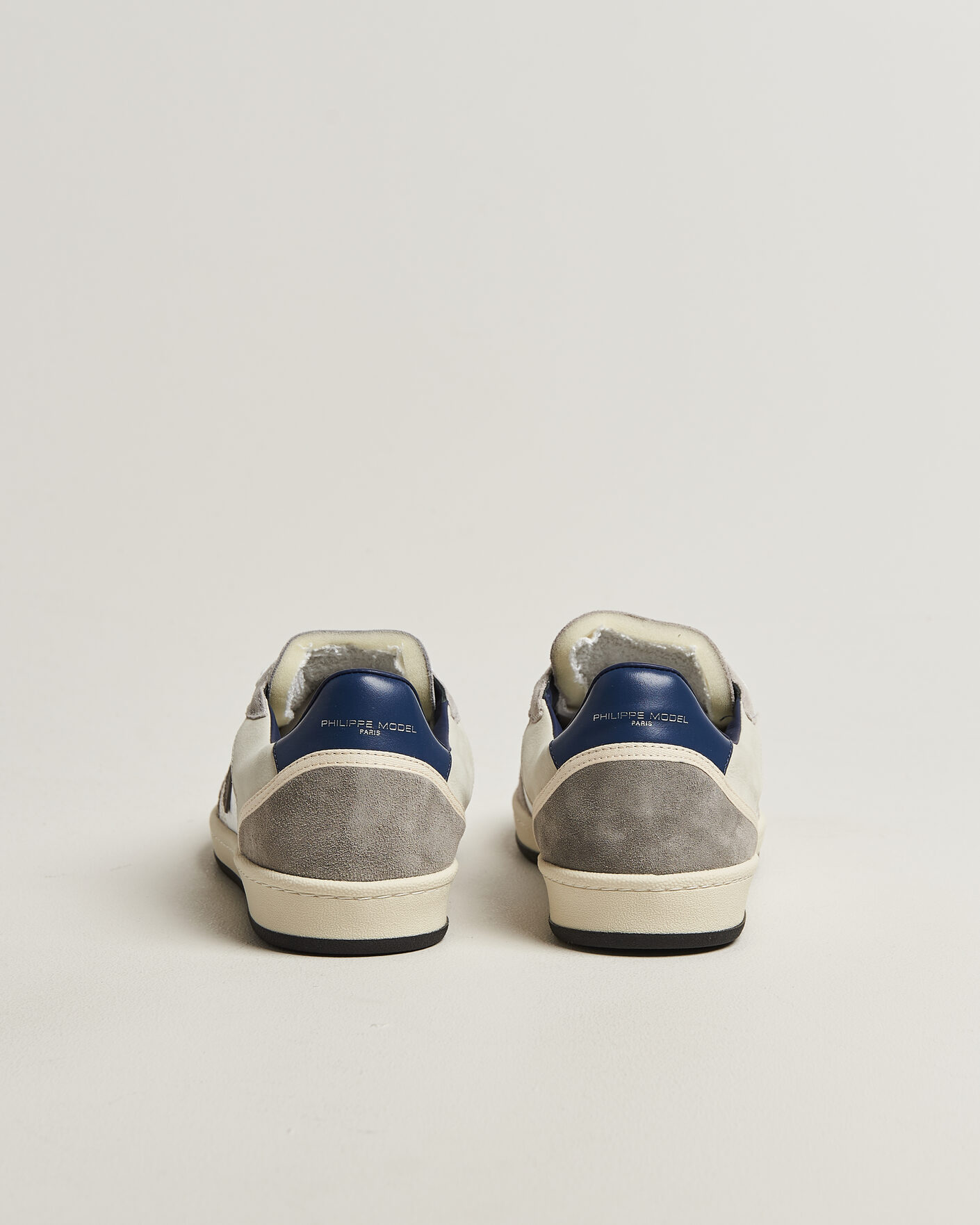 Homme | Baskets | Philippe Model | Pgal Low Leather Sneaker Grey