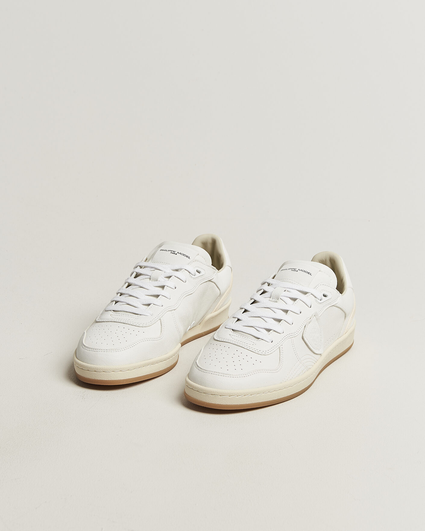 Homme | Baskets | Philippe Model | Pgal Low Leather Sneaker White