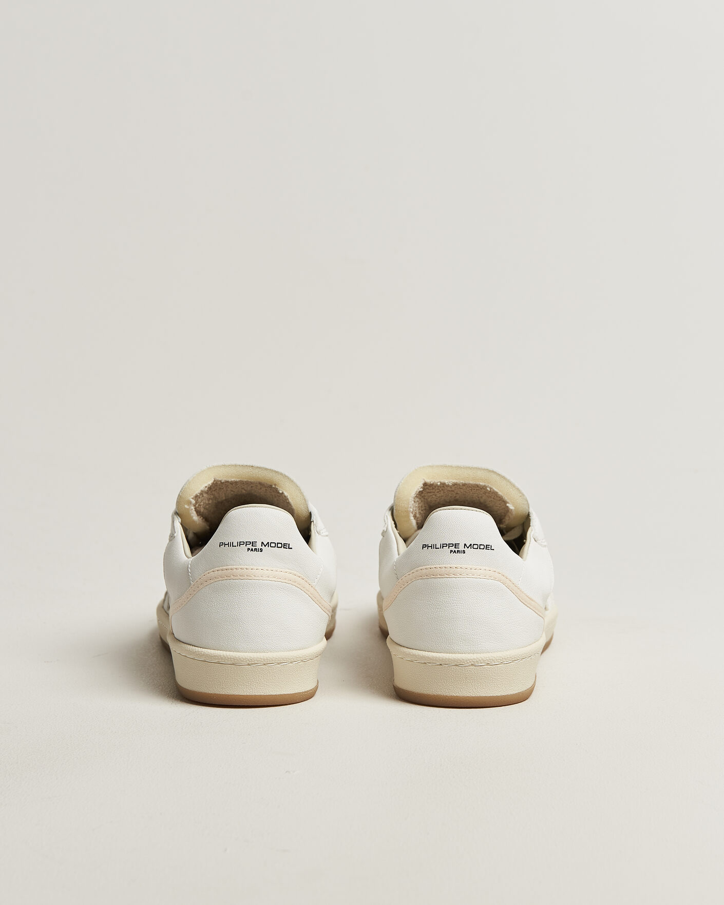 Homme | Baskets | Philippe Model | Pgal Low Leather Sneaker White