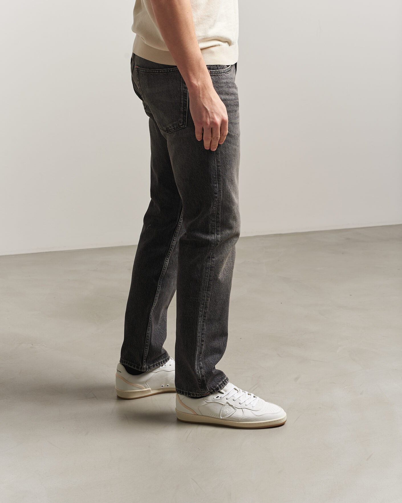Homme | Baskets | Philippe Model | Pgal Low Leather Sneaker White