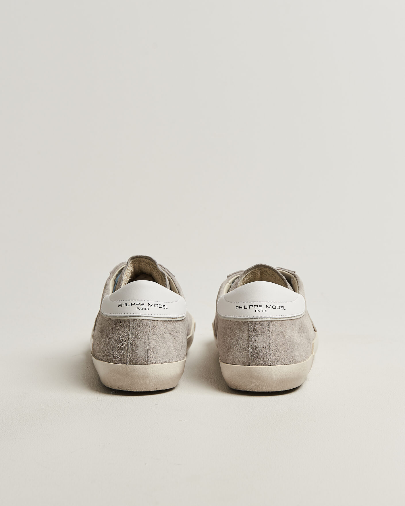 Homme | Baskets | Philippe Model | PRSX Low Top Canvas Mix Sneaker Grey/White