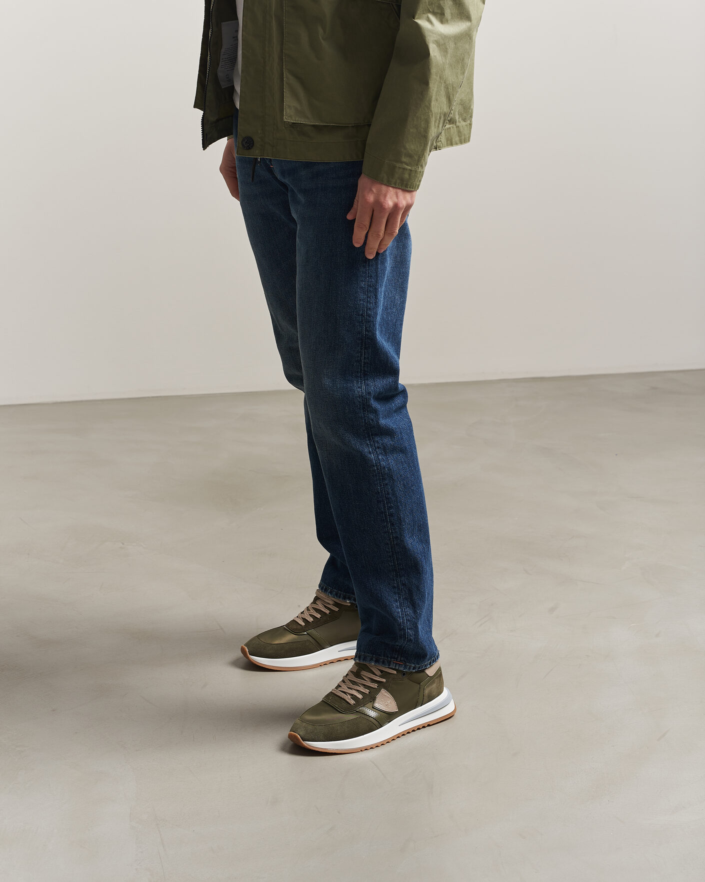 Homme | Baskets | Philippe Model | Tropez 2.1 Low Top Sneaker Military