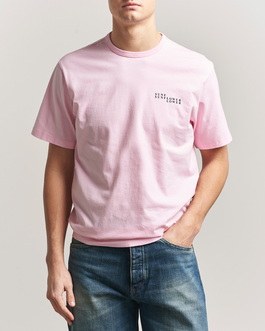 Homme | T-shirts | Sunflower | Logo T-Shirt Pink