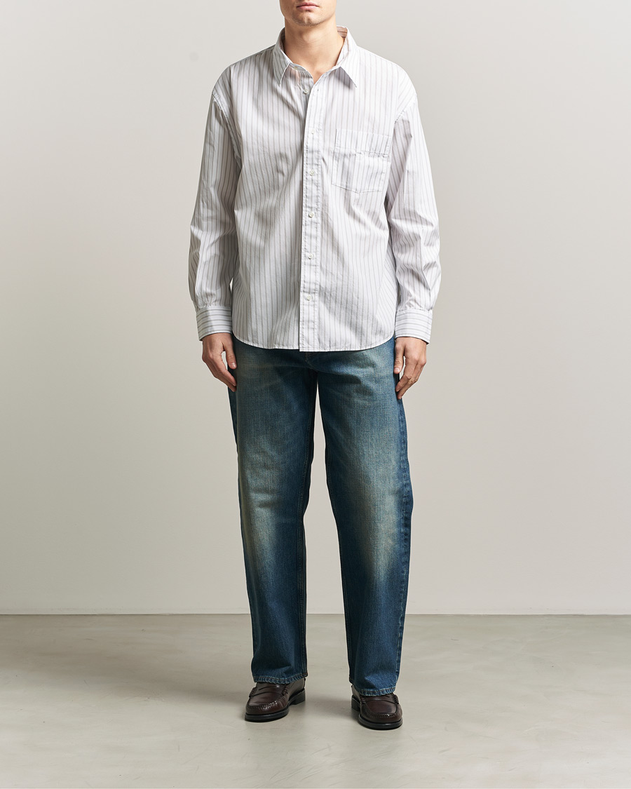 Homme | Chemises | Sunflower | New Base Shirt Blue Stripe