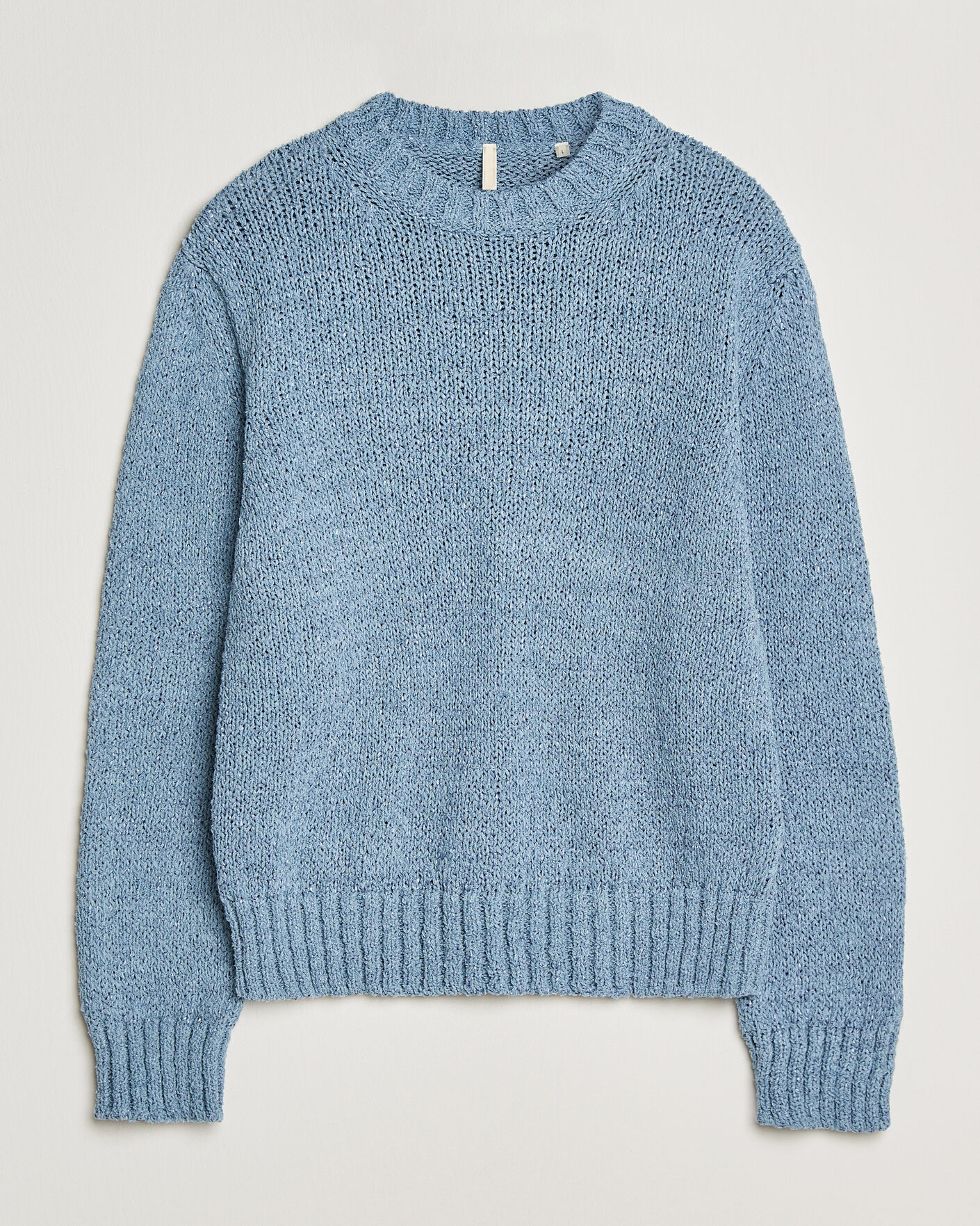 Homme | Pulls Et Tricots | Sunflower | Frederik Cotton Blend Sweater Light Blue