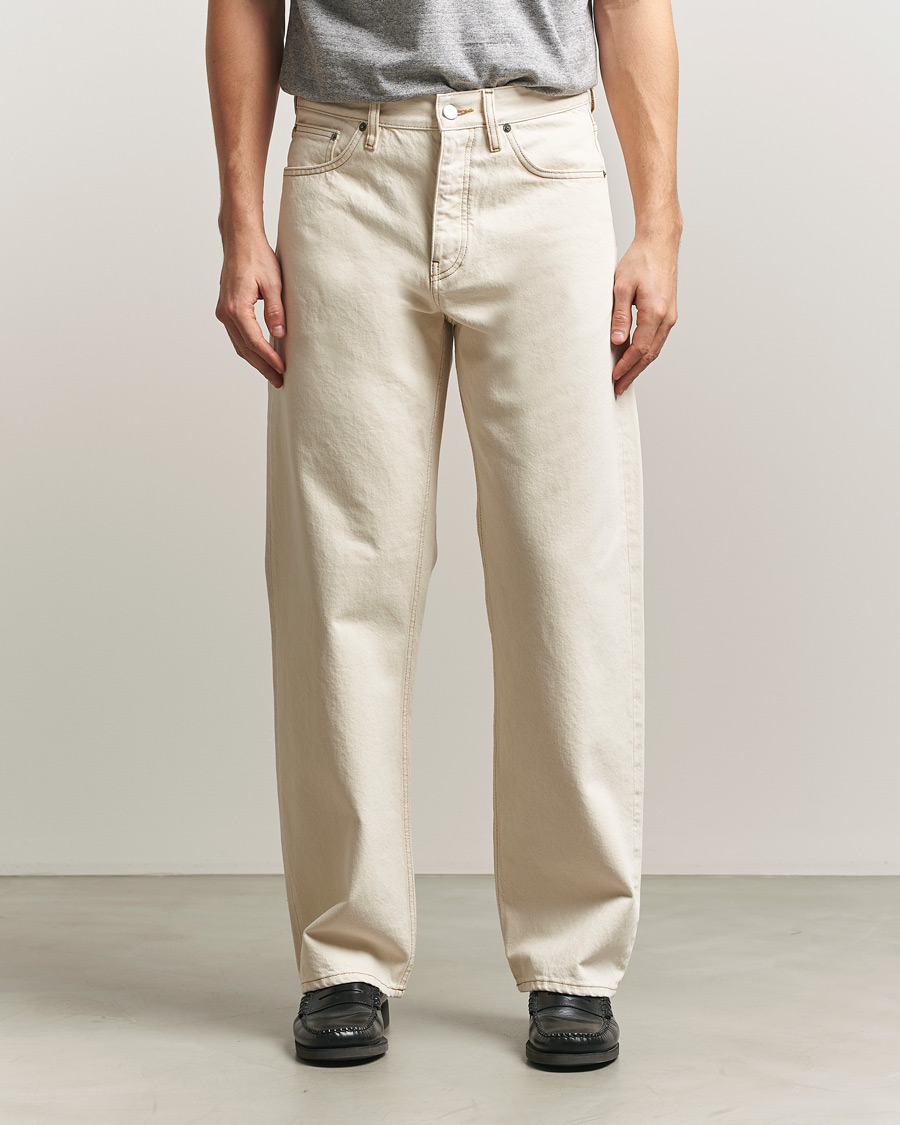 Homme | Jeans | Sunflower | Loose Jeans Ecru Contrast