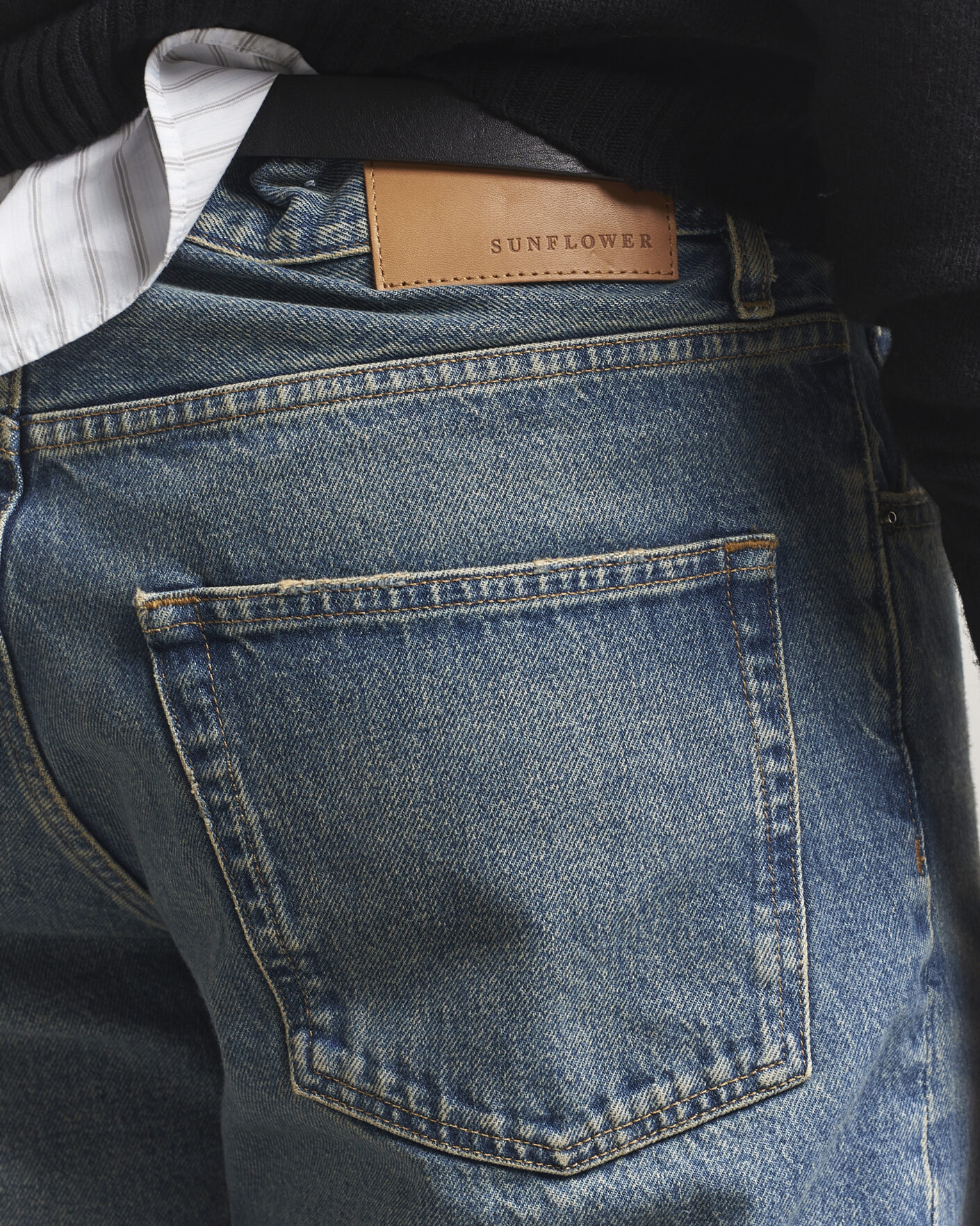 Homme | Jeans | Sunflower | Loose Jeans Dark Blue Vintage