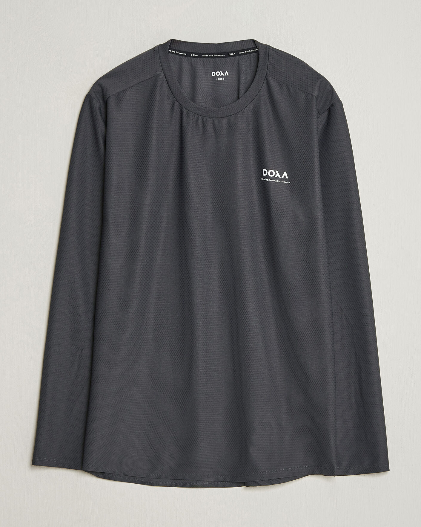 Homme | T-shirts | DOXA | Rerun Long Sleeve T-Shirt Raven