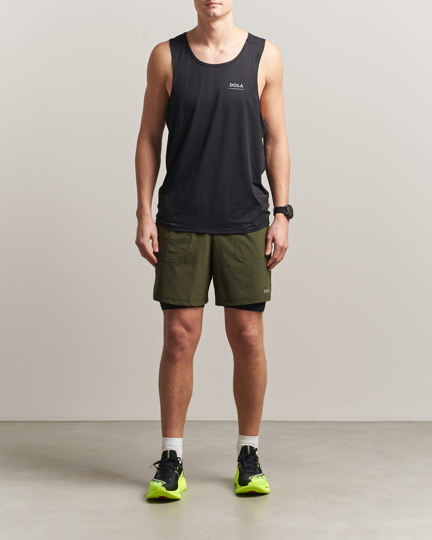 Homme | Shorts | DOXA | Rerun 2-In-1 Shorts Forest