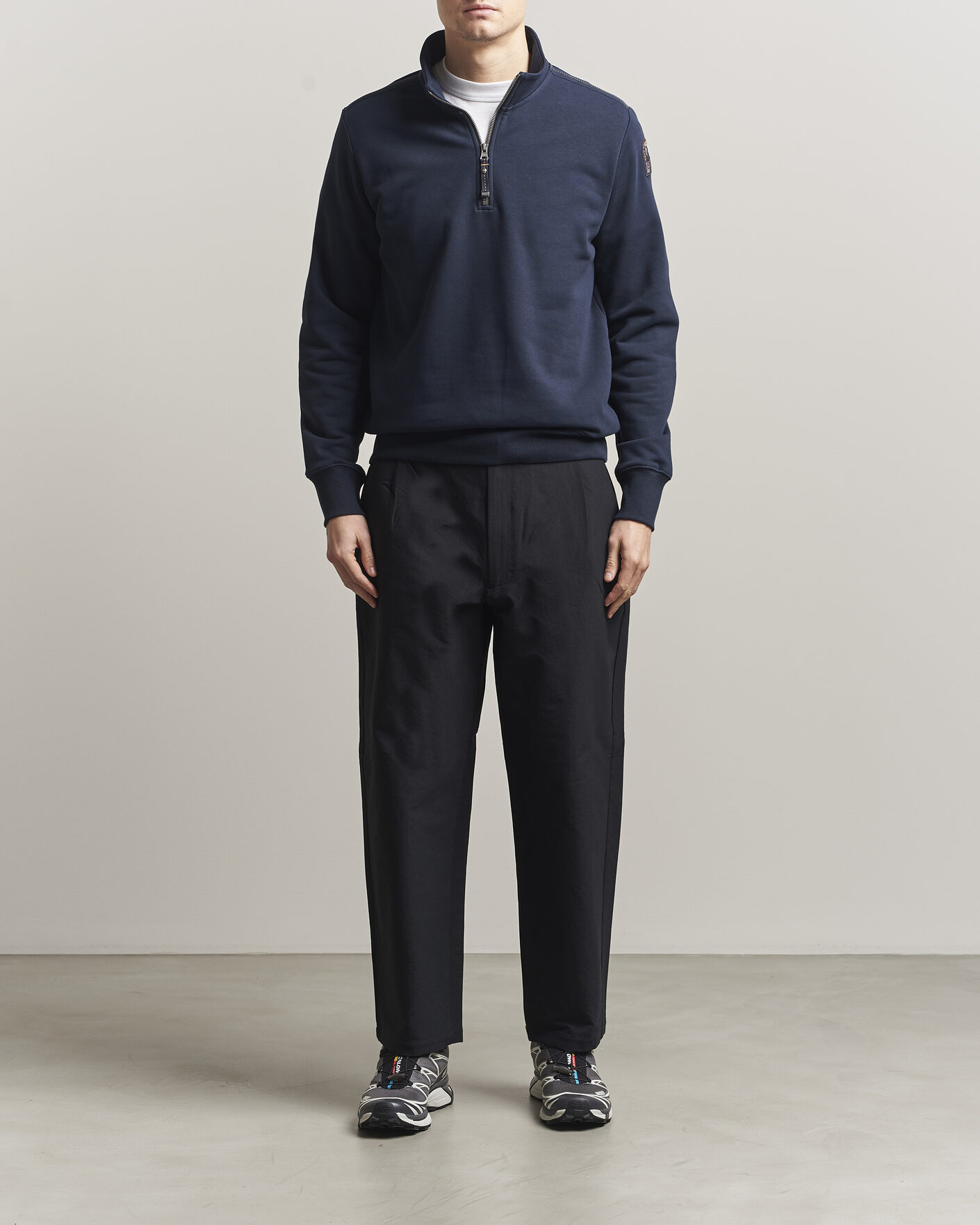 Homme | Pulls Et Tricots | Parajumpers | Broad Peak Super Easy Half Zip Navy