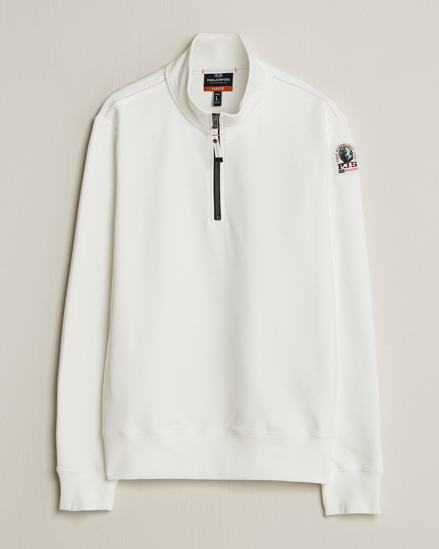 Homme | Pulls Et Tricots | Parajumpers | Broad Peak Super Easy Half Zip White