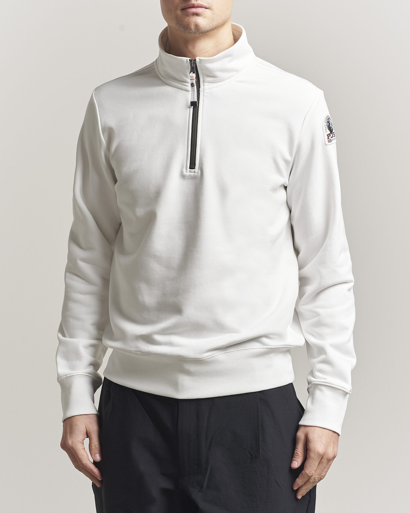 Homme | Pulls Et Tricots | Parajumpers | Broad Peak Super Easy Half Zip White