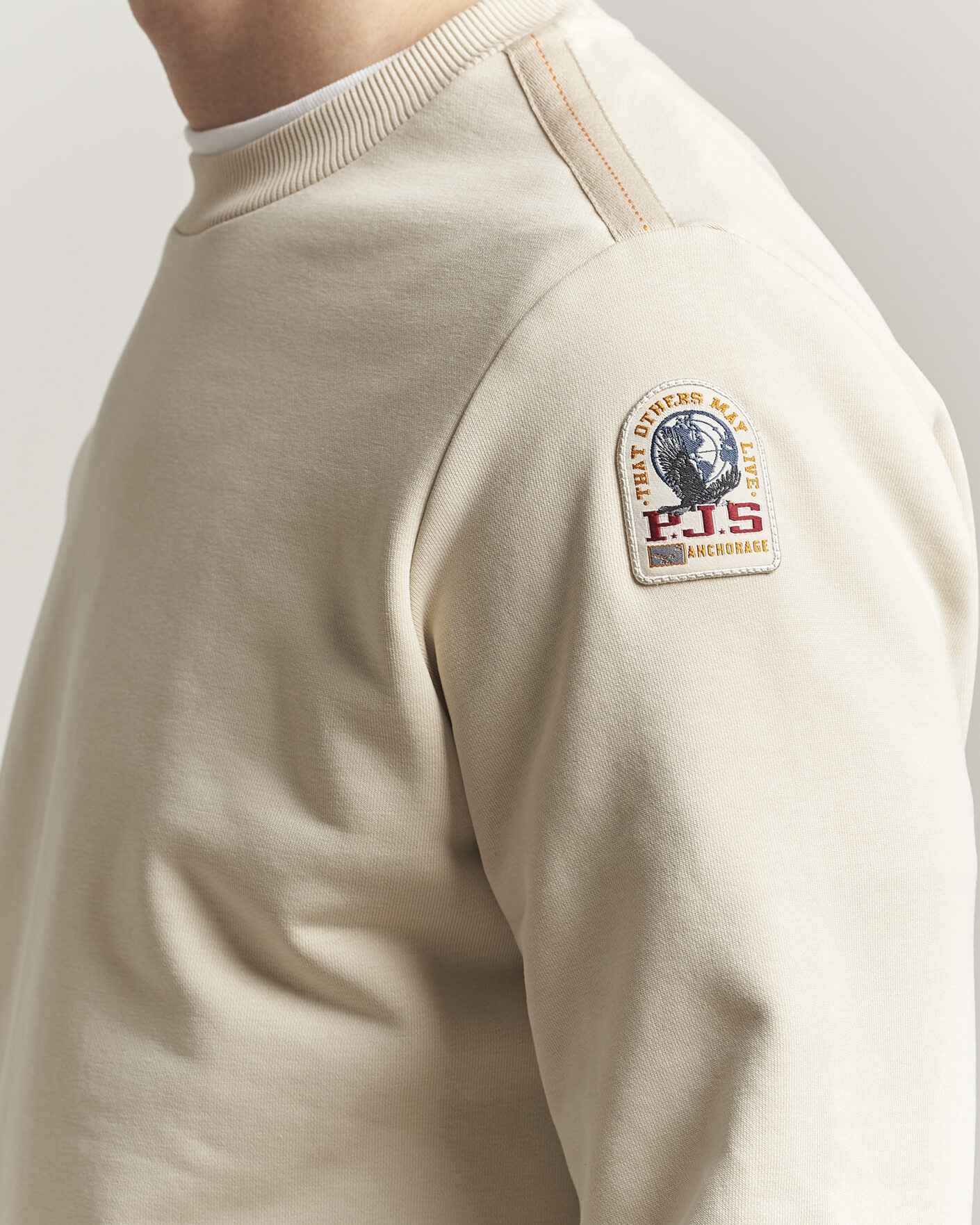 Homme | Pulls Et Tricots | Parajumpers | K2 Super Easy Crew Neck Sweatshirt Bone