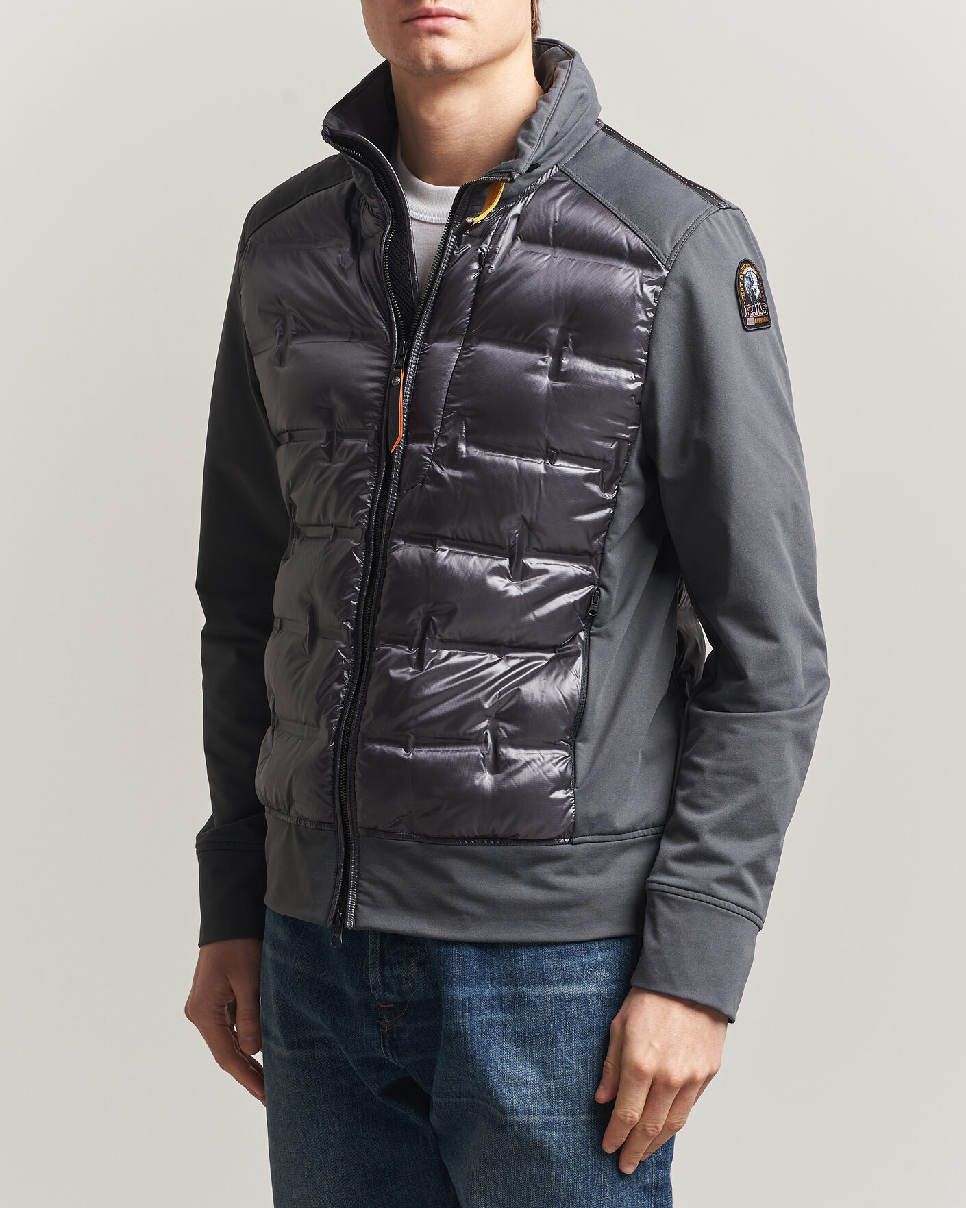 Homme | Manteaux Et Vestes | Parajumpers | Matty Techno Hybrid Jacket Gargoyle