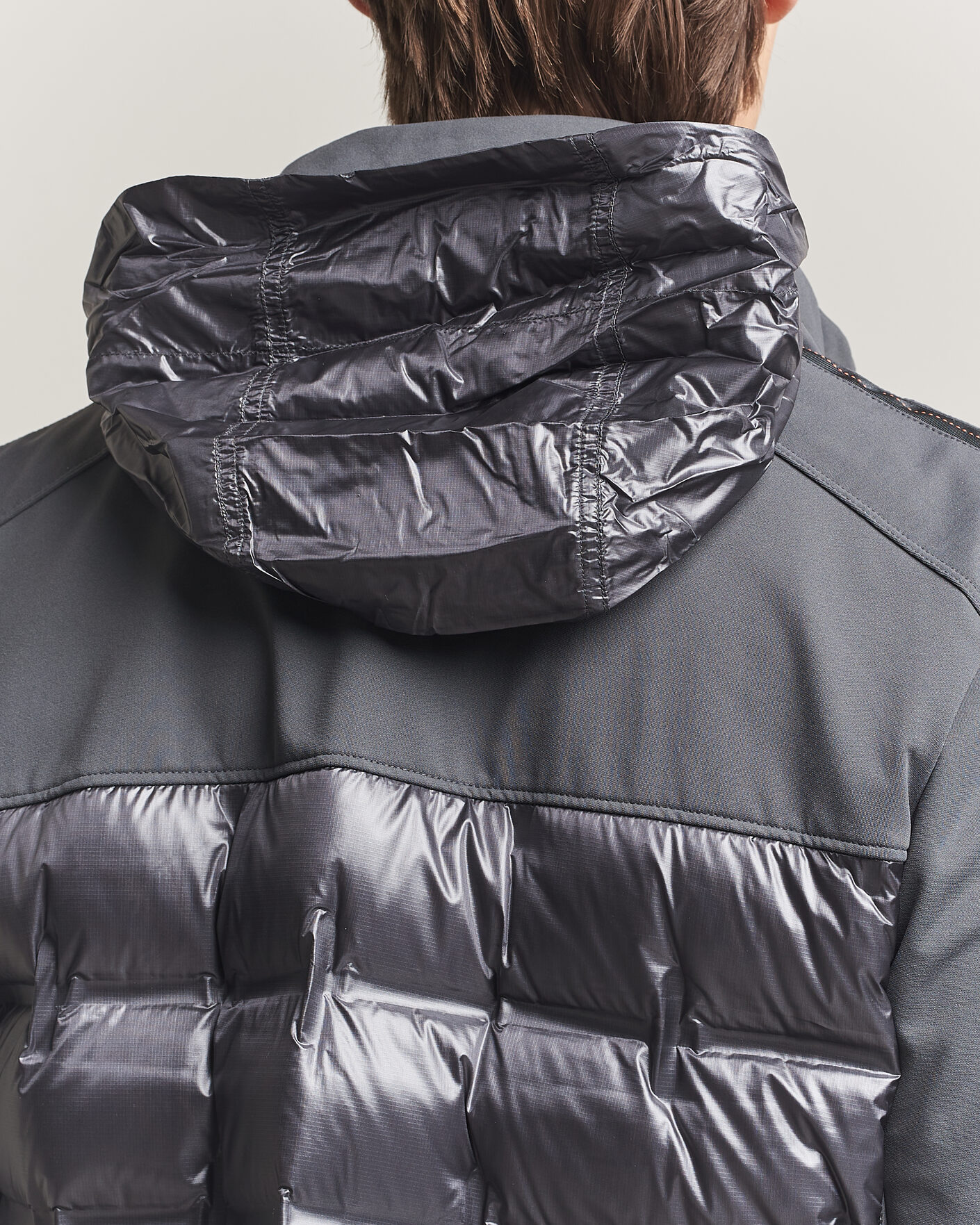 Homme | Manteaux Et Vestes | Parajumpers | Matty Techno Hybrid Jacket Gargoyle