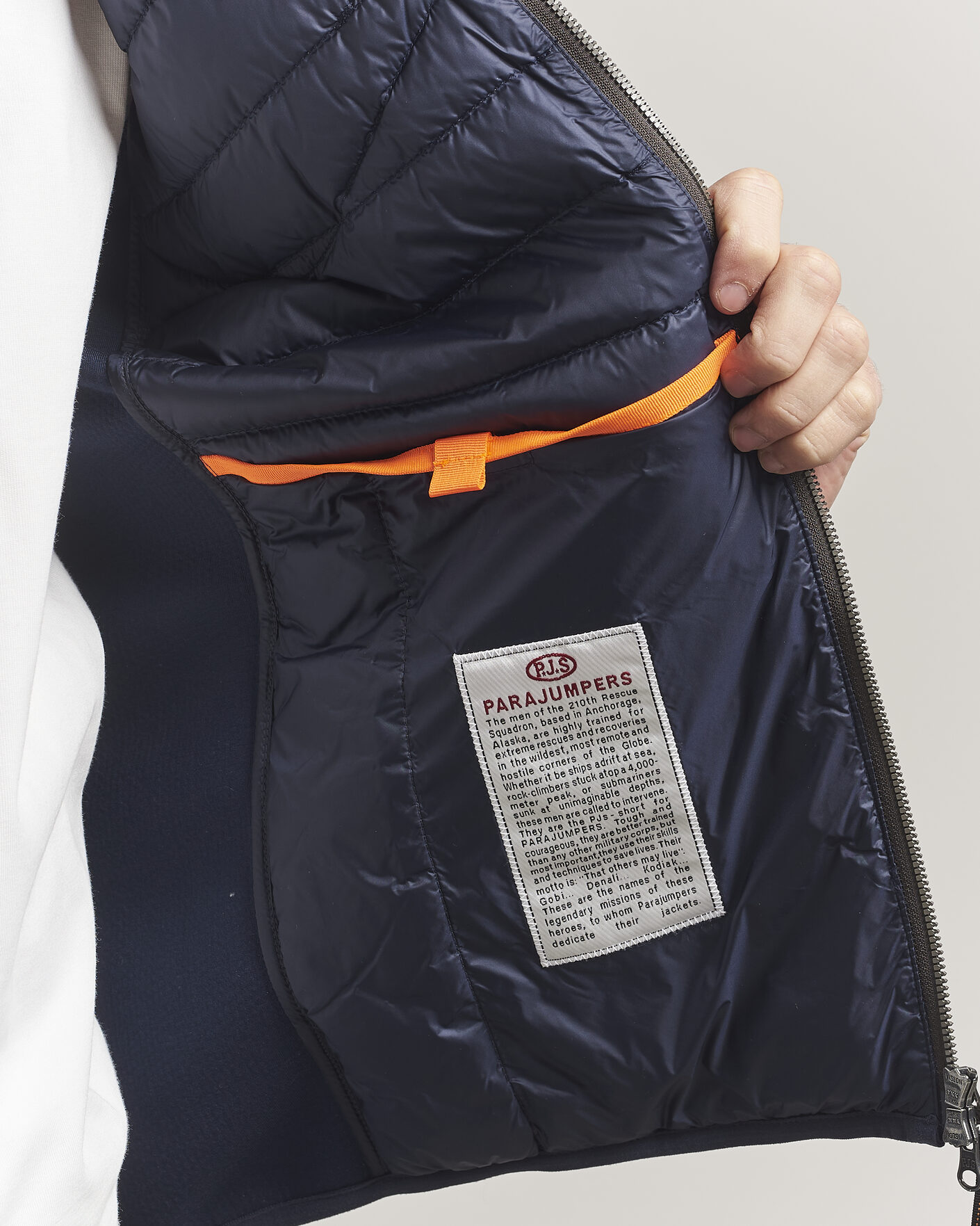 Homme | Manteaux Et Vestes | Parajumpers | Nolan Mesh Hooded Hybrid Navy