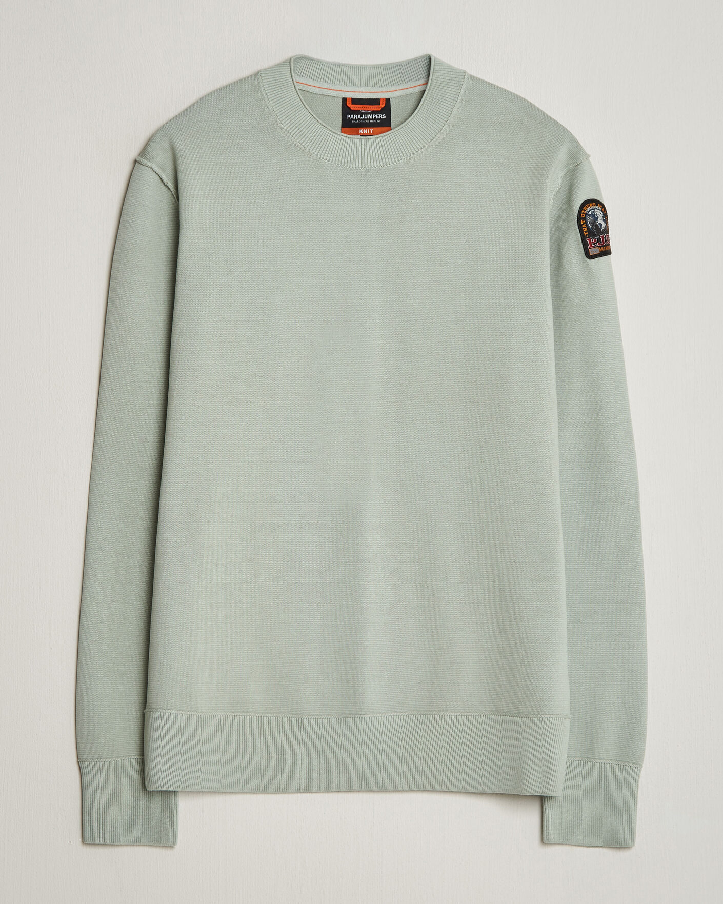 Homme | Pulls Et Tricots | Parajumpers | Basic Braw Knitted Sweater Fresh Grey