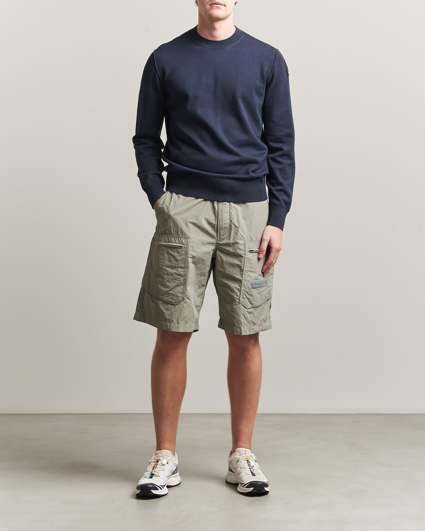 Homme | Pulls Et Tricots | Parajumpers | Basic Braw Knitted Sweater Navy