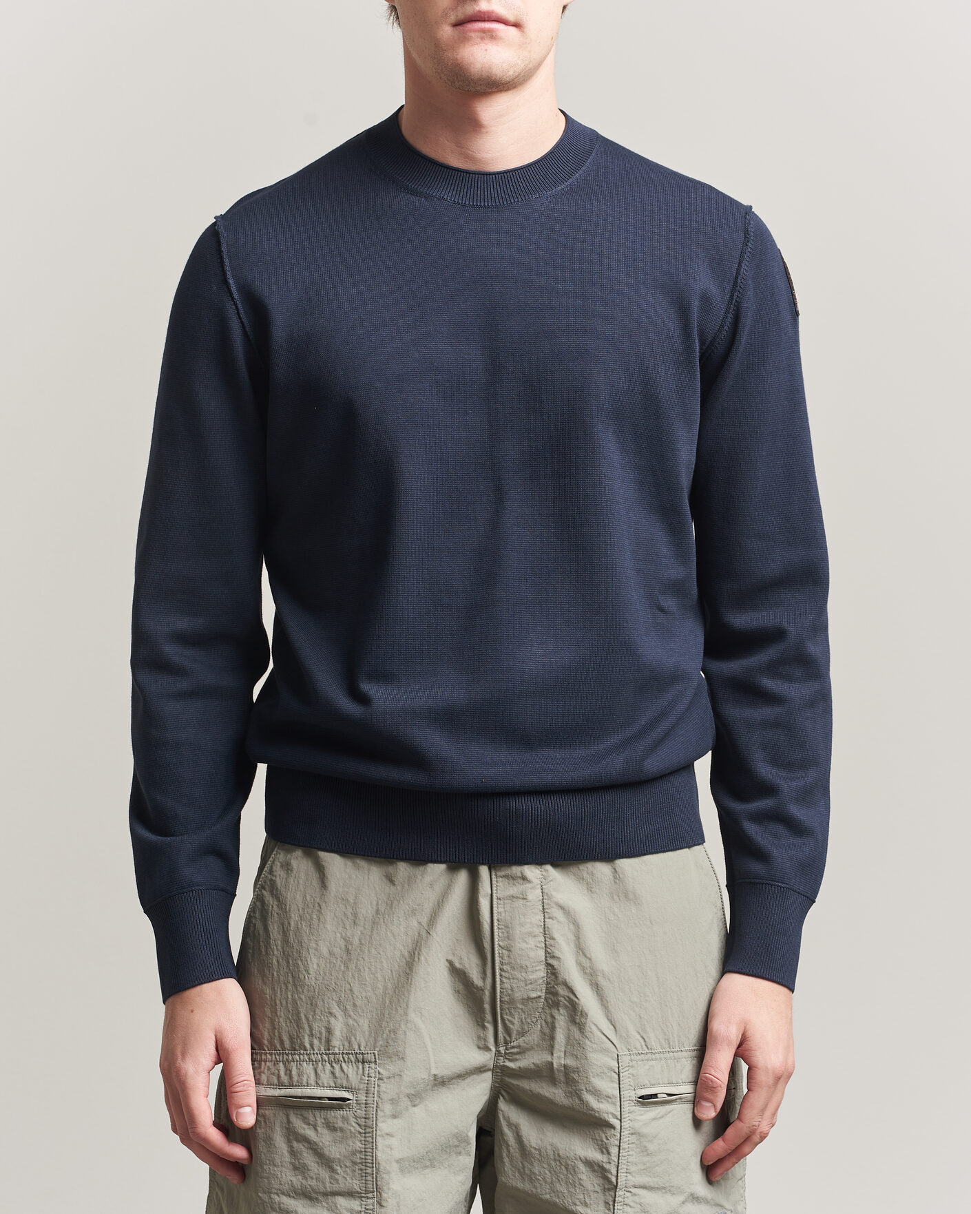 Homme | Pulls Et Tricots | Parajumpers | Basic Braw Knitted Sweater Navy