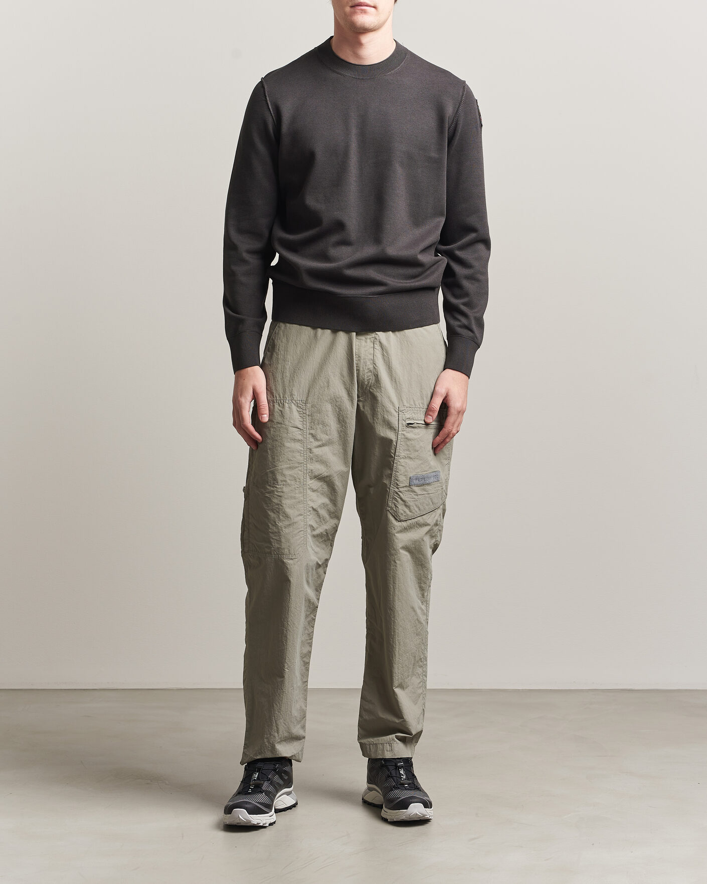 Homme | Pulls Et Tricots | Parajumpers | Basic Braw Knitted Sweater Off Black