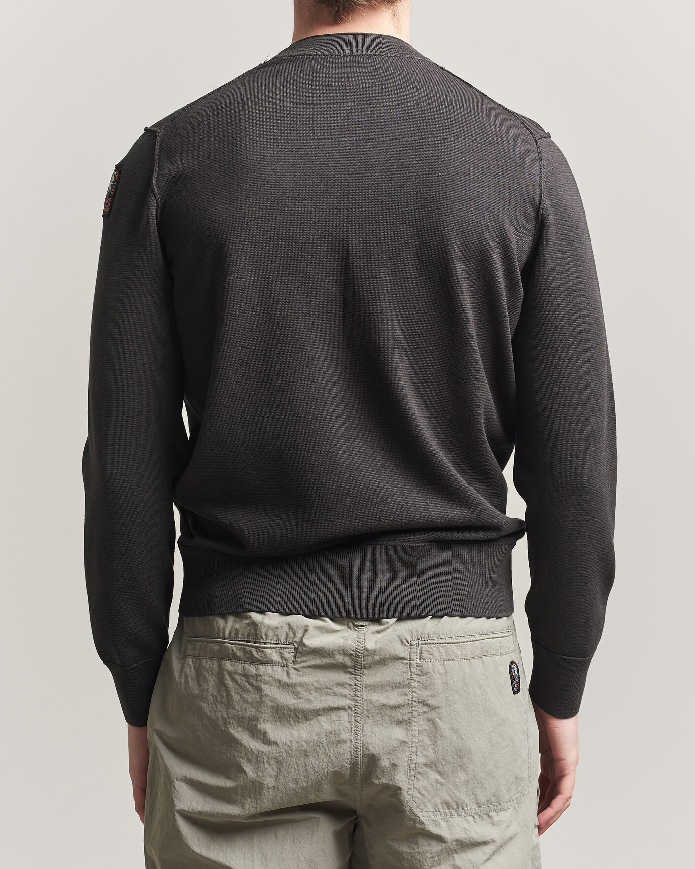 Homme | Pulls Et Tricots | Parajumpers | Basic Braw Knitted Sweater Off Black