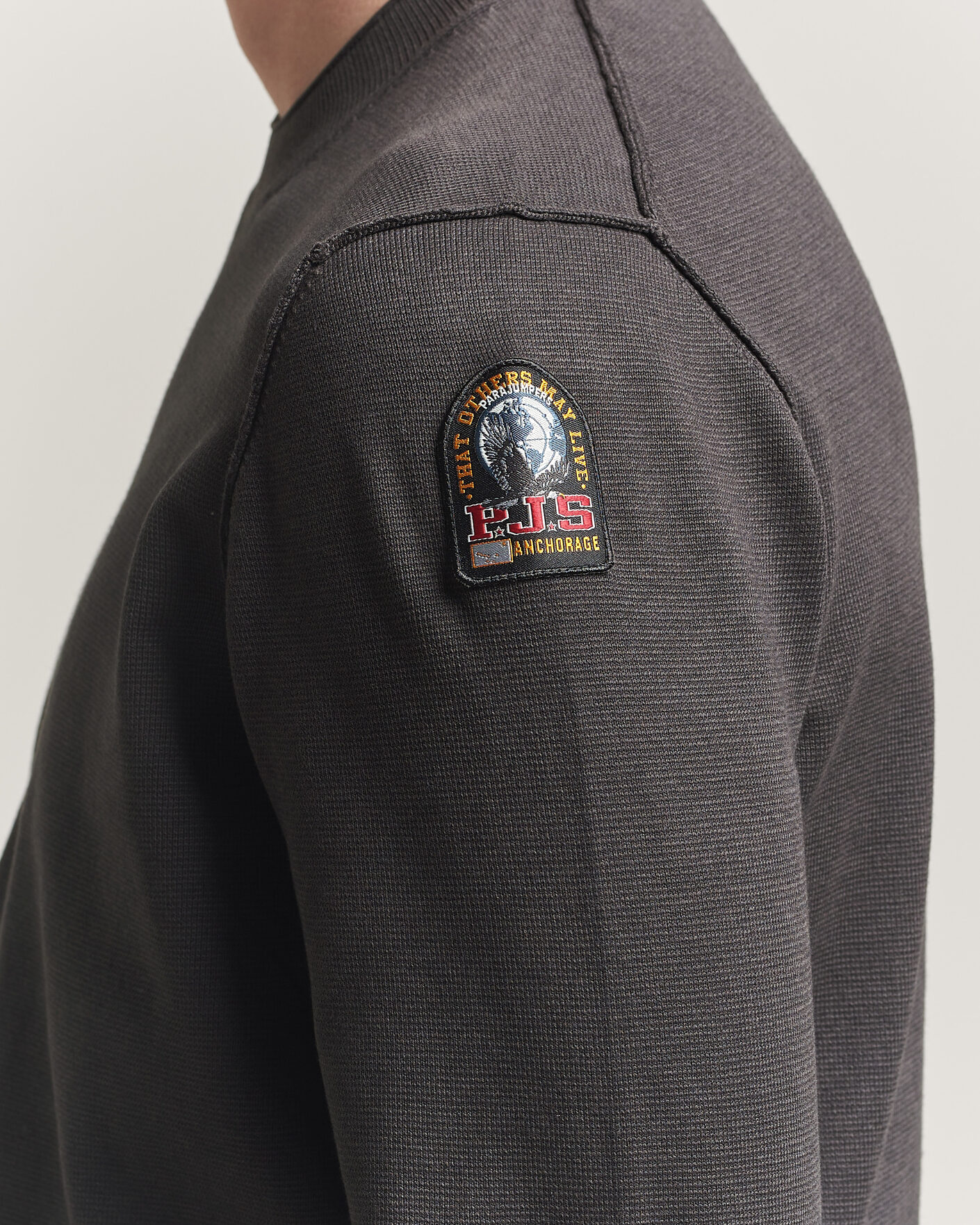 Homme | Pulls Et Tricots | Parajumpers | Basic Braw Knitted Sweater Off Black