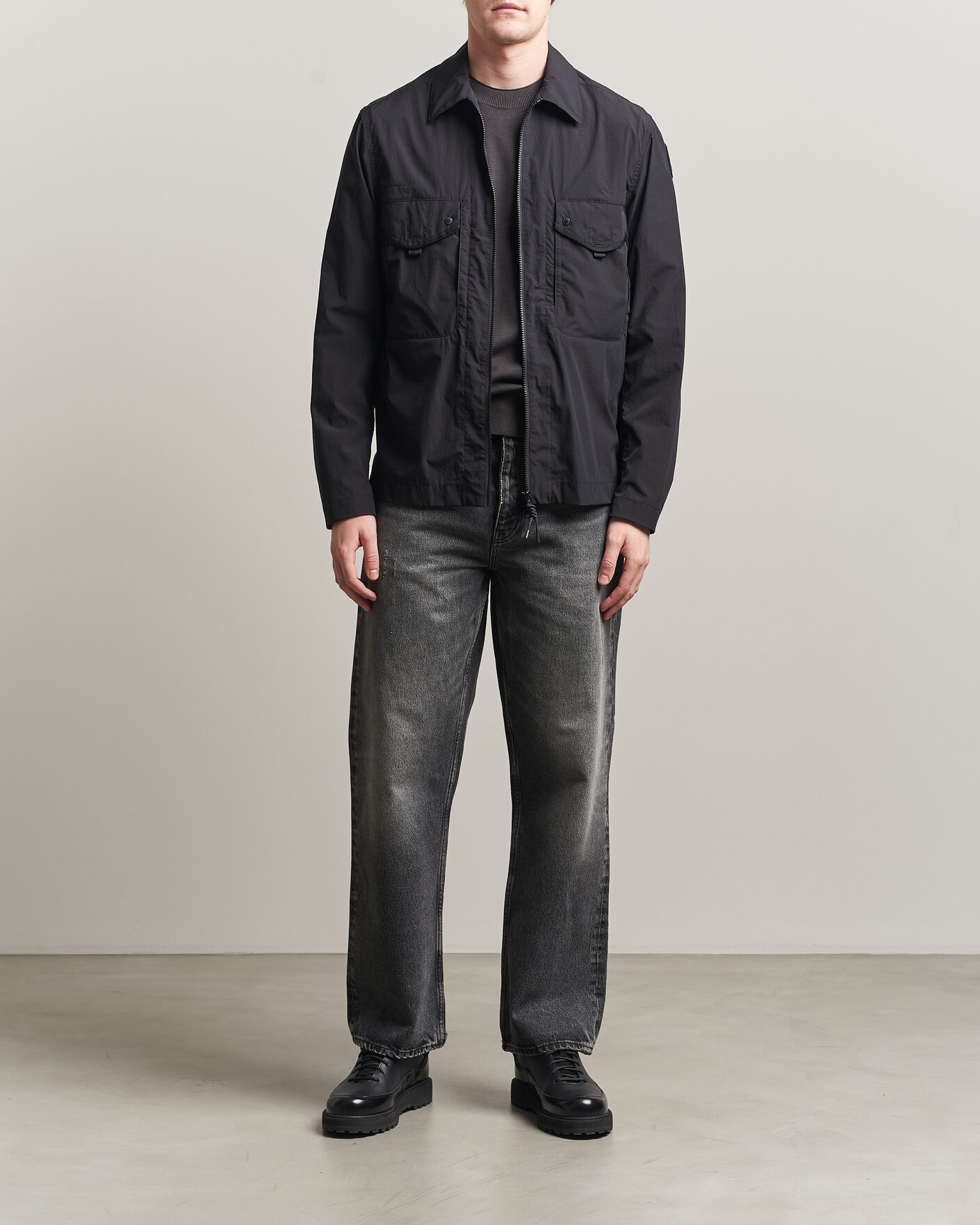 Homme | Manteaux Et Vestes | Parajumpers | Elgin Travel Shirt Jacket Black