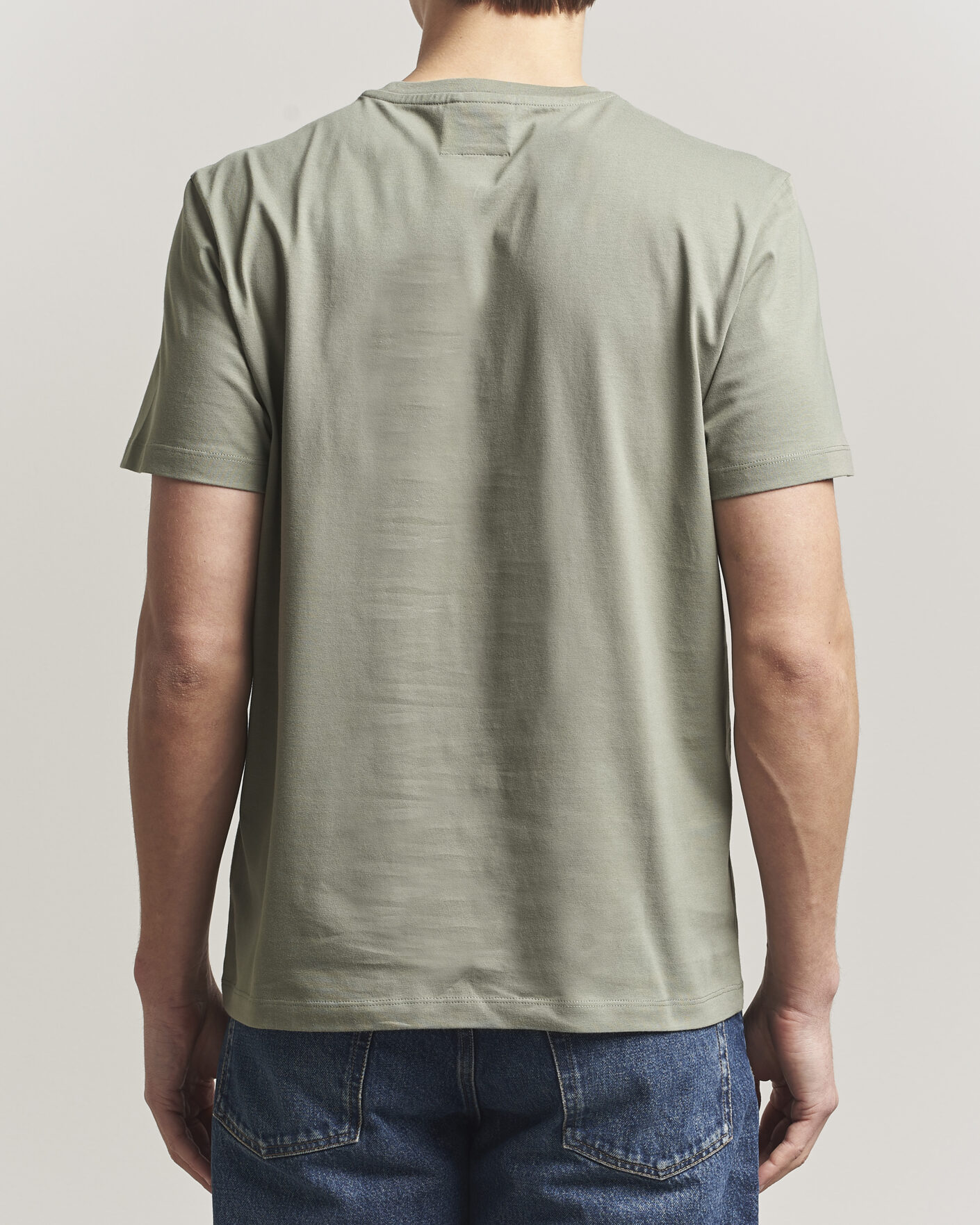 Homme | T-shirts | Parajumpers | Patch Crew Neck T-Shirt Ashen Sage